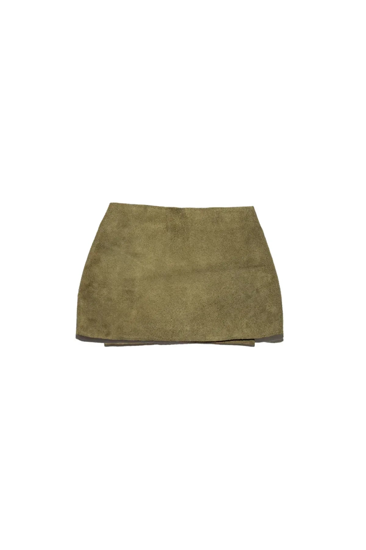 ENFANTS RICHES DÉPRIMÉS | LEATHER SIDE BUCKLE MINI SKIRT