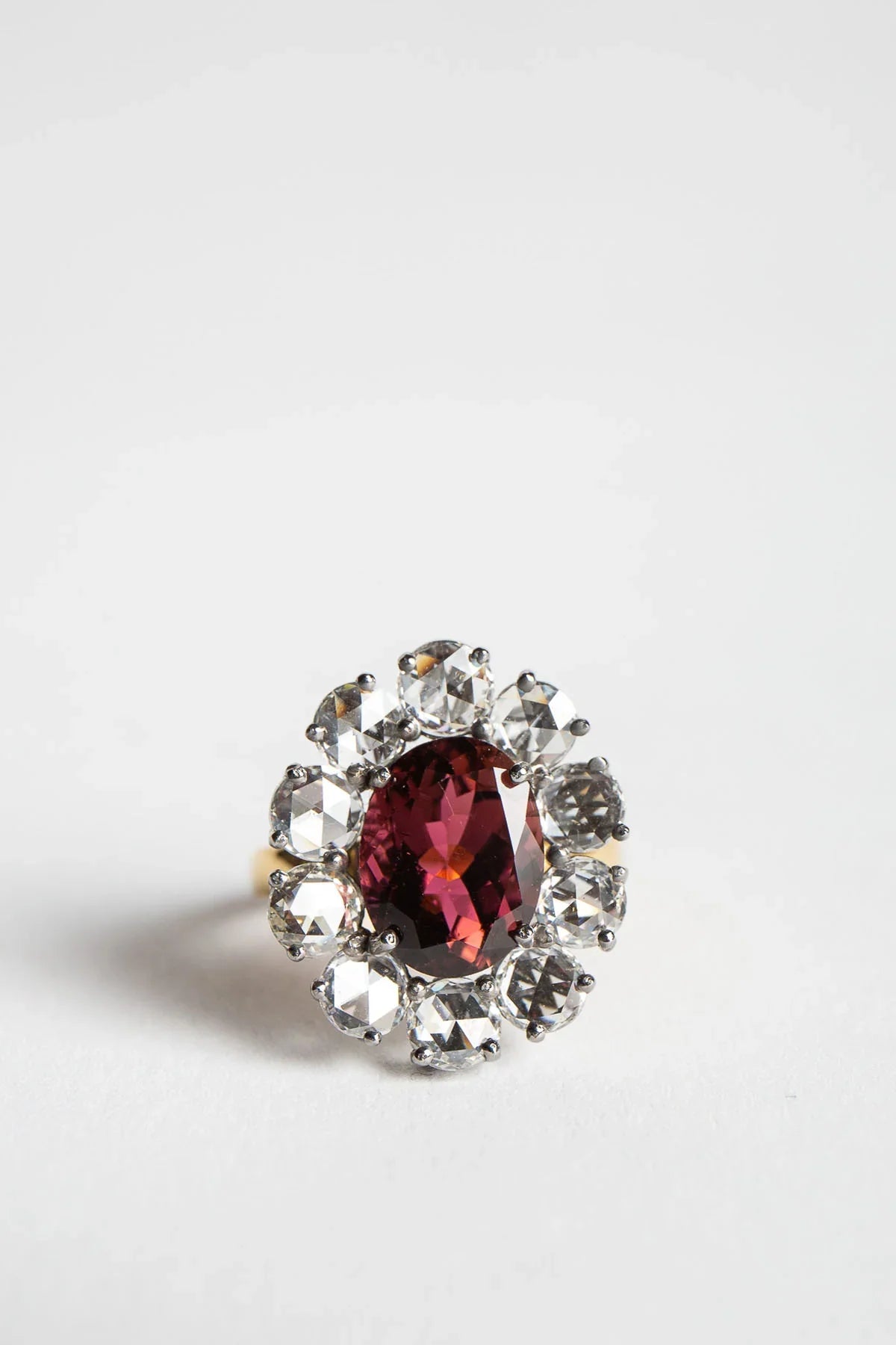 AMRAPALI LONDON | YELLOW GOLD, STERLING SILVER, SAPPHIRE & DIAMOND RING