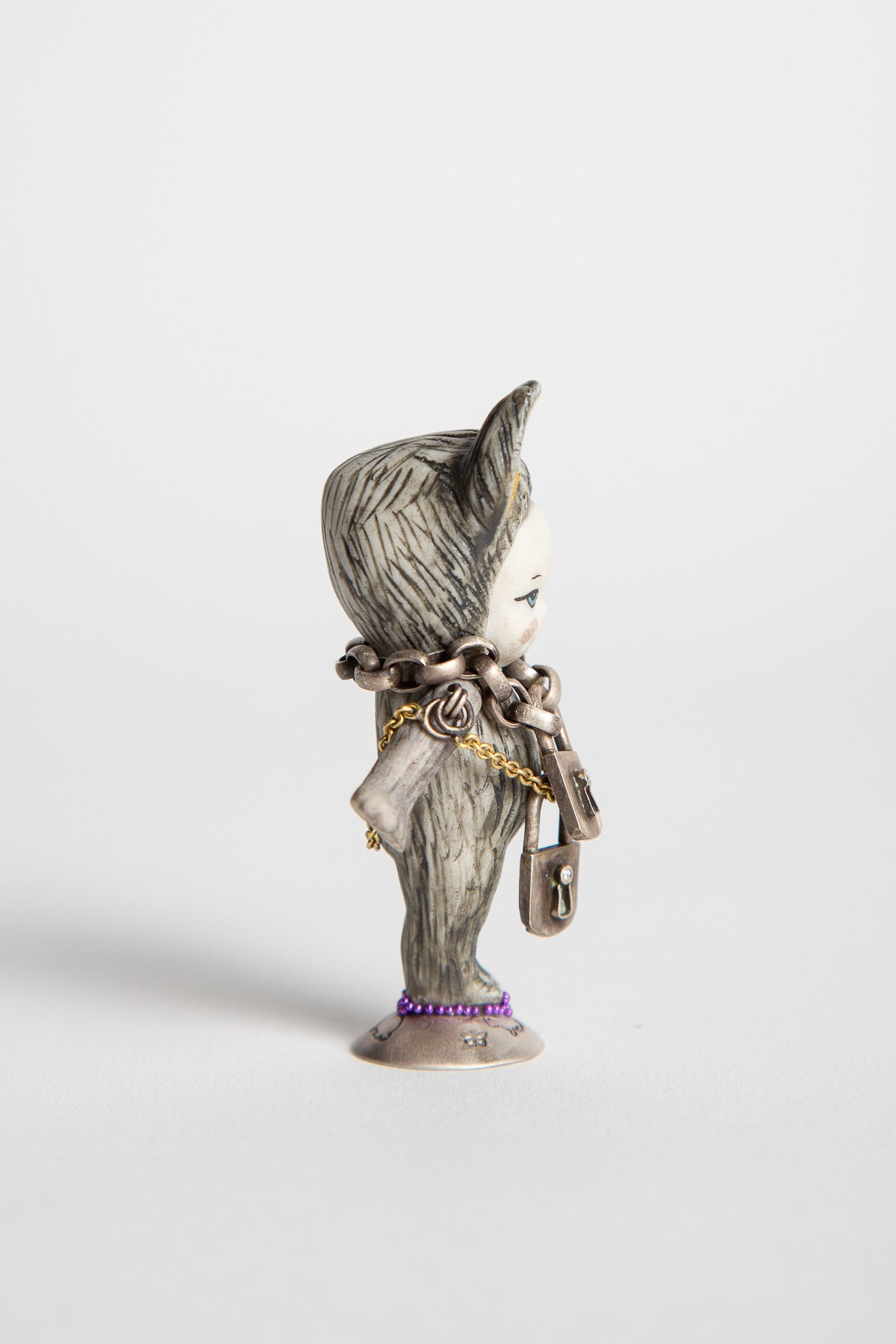 MELINDA RISK | WOLF BOY FIGURINE