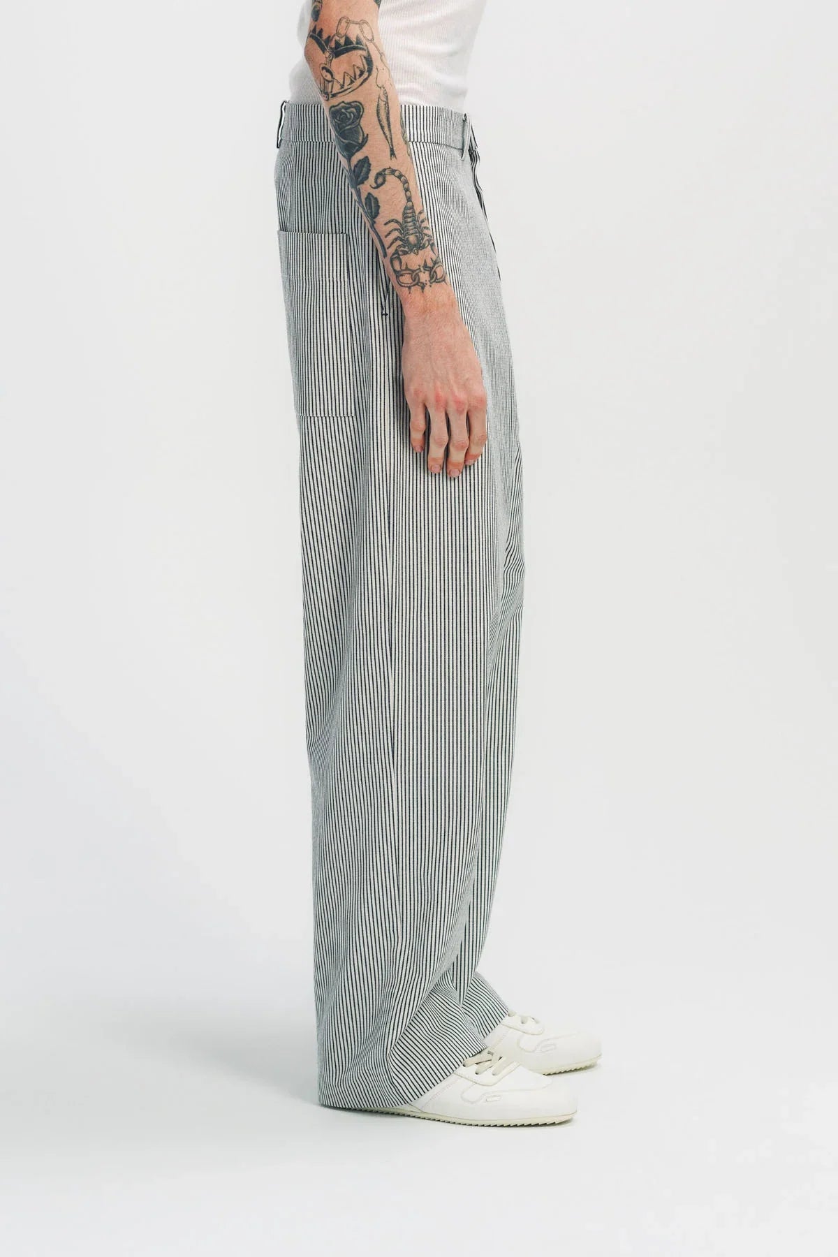 AUBERO | STRIPE PELTON PANTS