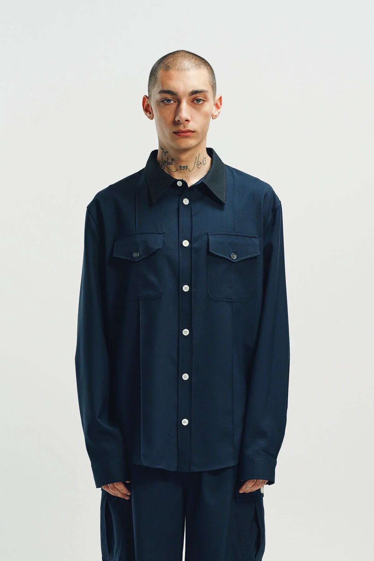 MARNI | WOOL LONG SLEEVE SHIRT