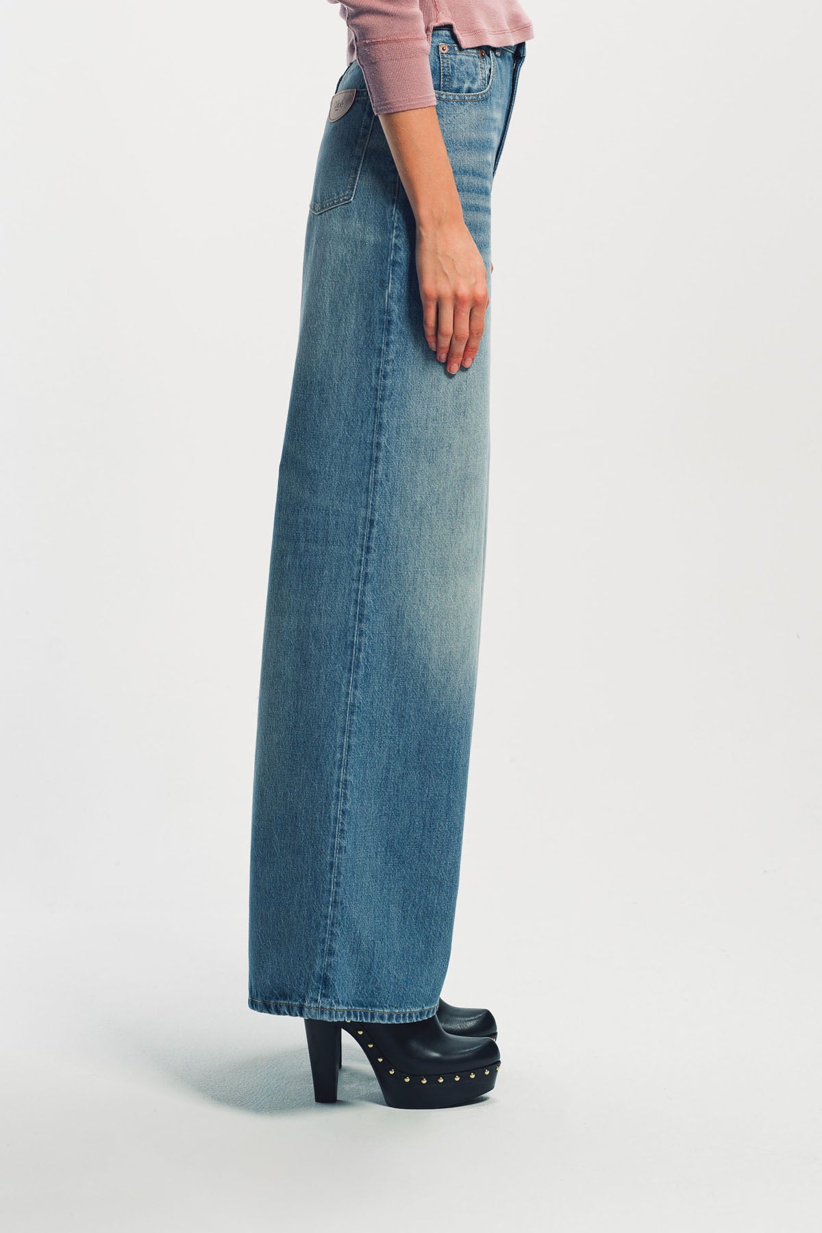 CHLOÉ | HIGH-RISE WIDE-LEG JEANS IN DENIM