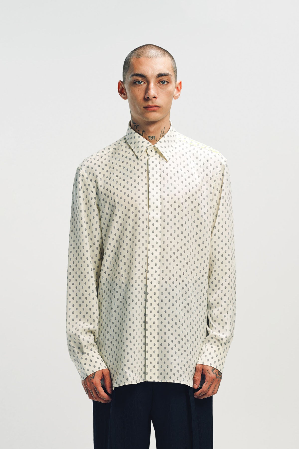 TOM FORD | CREPE DE CHINE PAISLEY PRINT FLUID FIT SHIRT