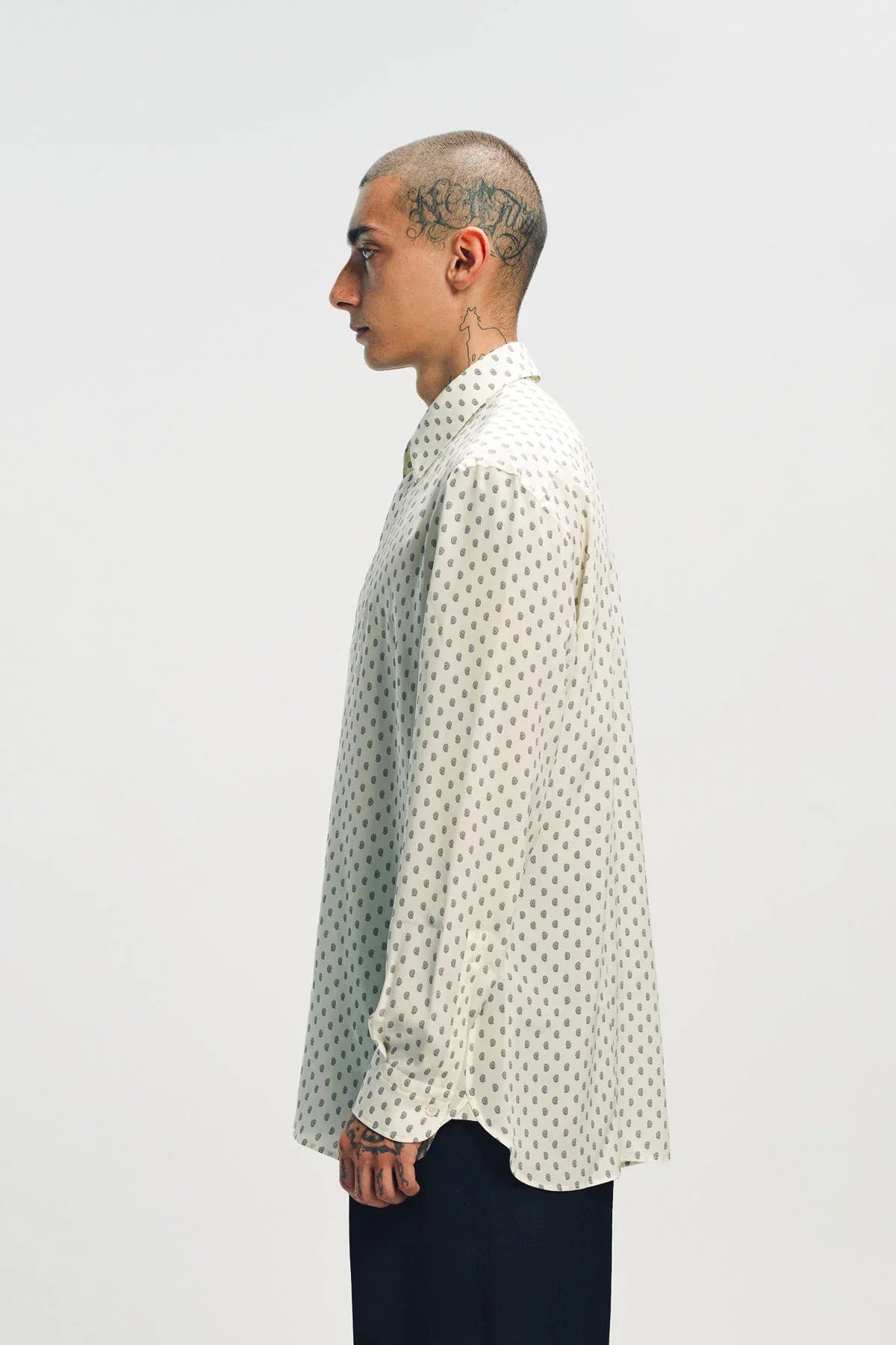 TOM FORD | CREPE DE CHINE PAISLEY PRINT FLUID FIT SHIRT