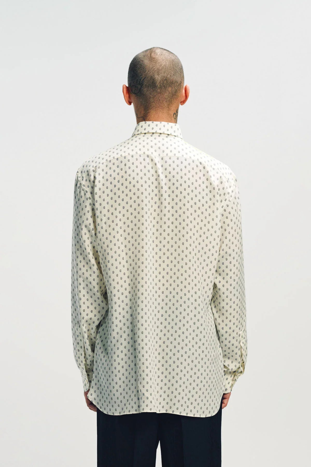 TOM FORD | CREPE DE CHINE PAISLEY PRINT FLUID FIT SHIRT