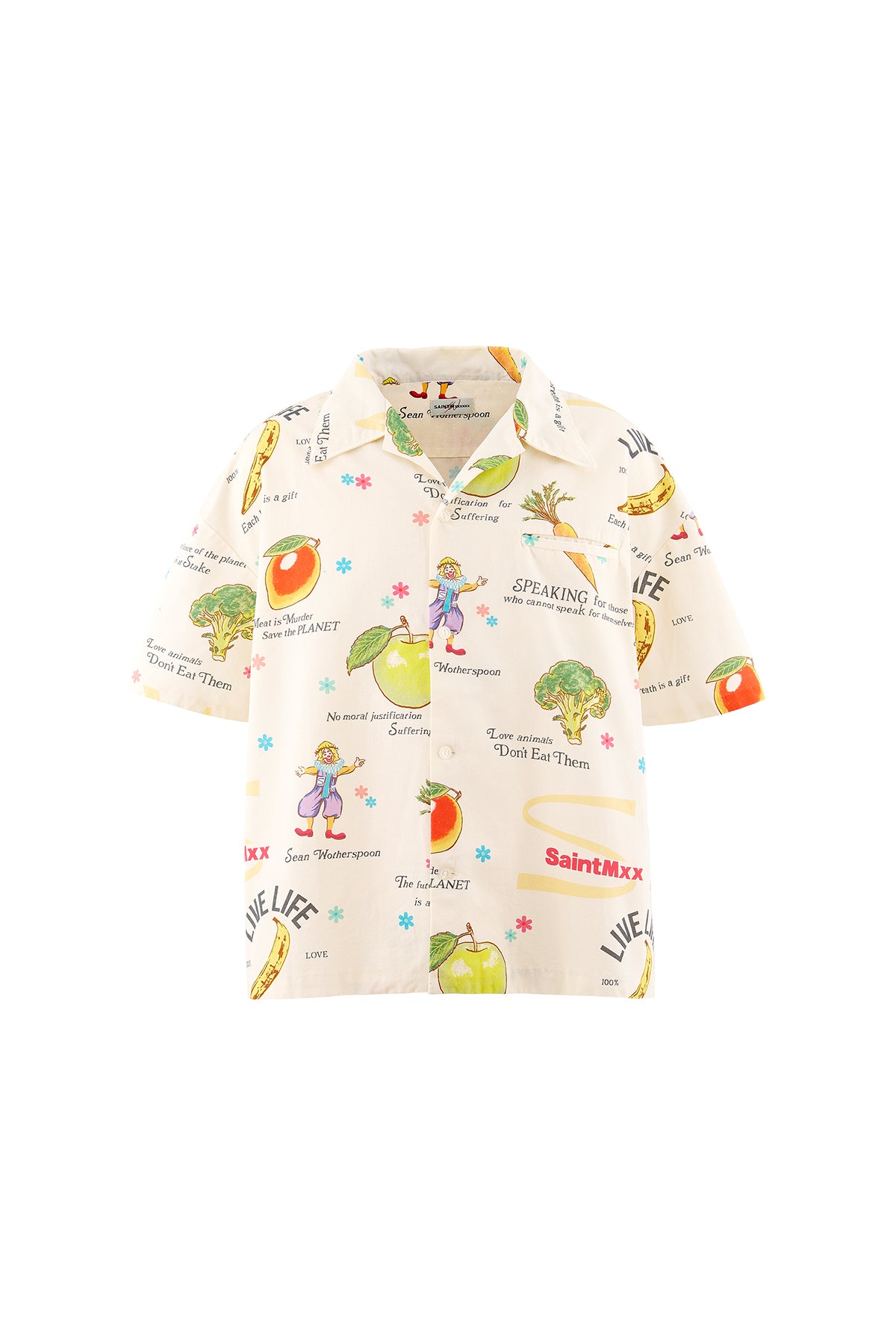 Saint Michael | Sean Wotherspoon Open Collar Shirt