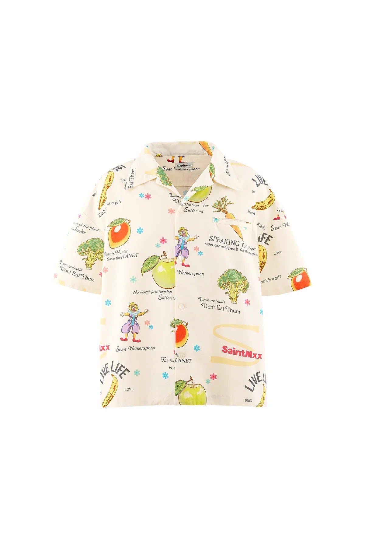 Saint Michael | Sean Wotherspoon Open Collar Shirt