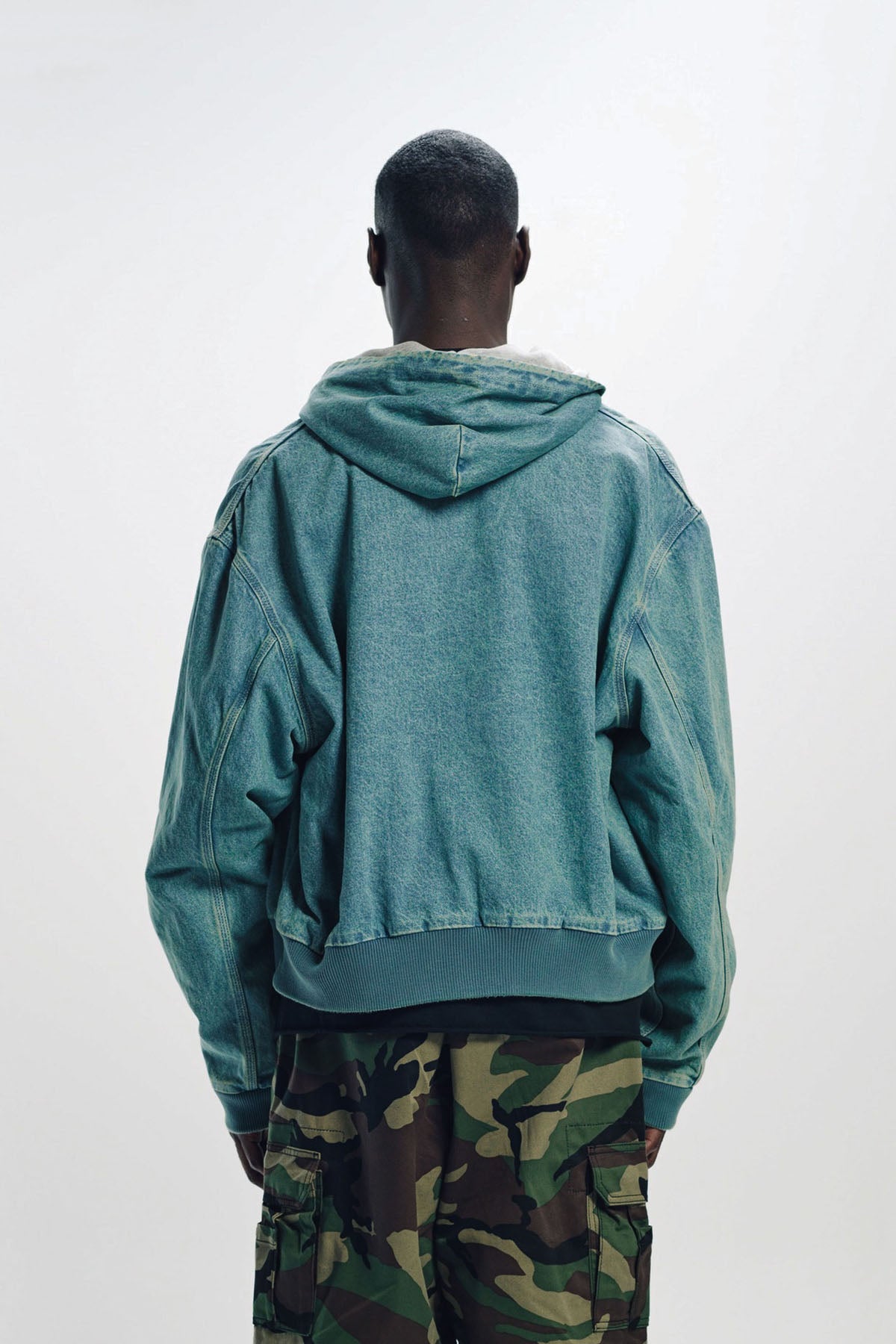 VETEMENTS | HOODED WORKWEAR DENIM JACKET