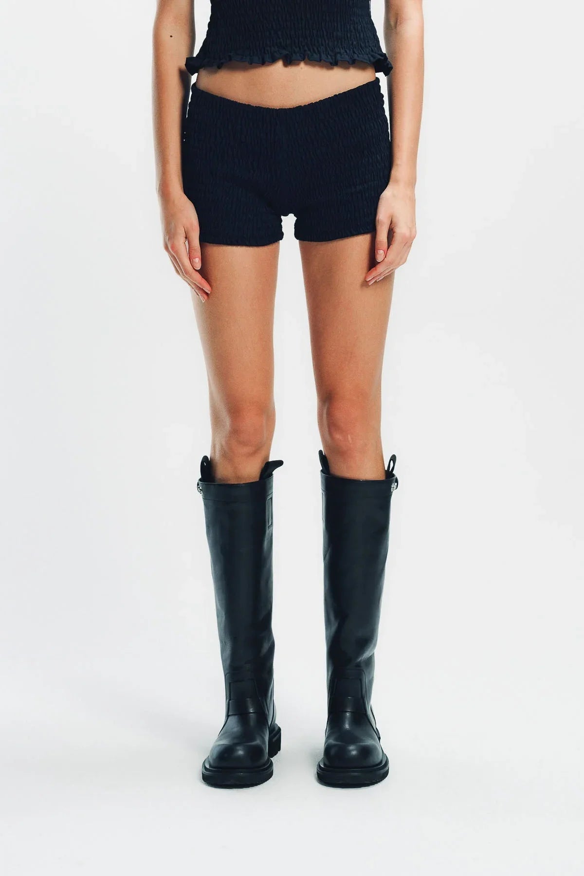 VETEMENTS | GATHERED BABY SHORTS