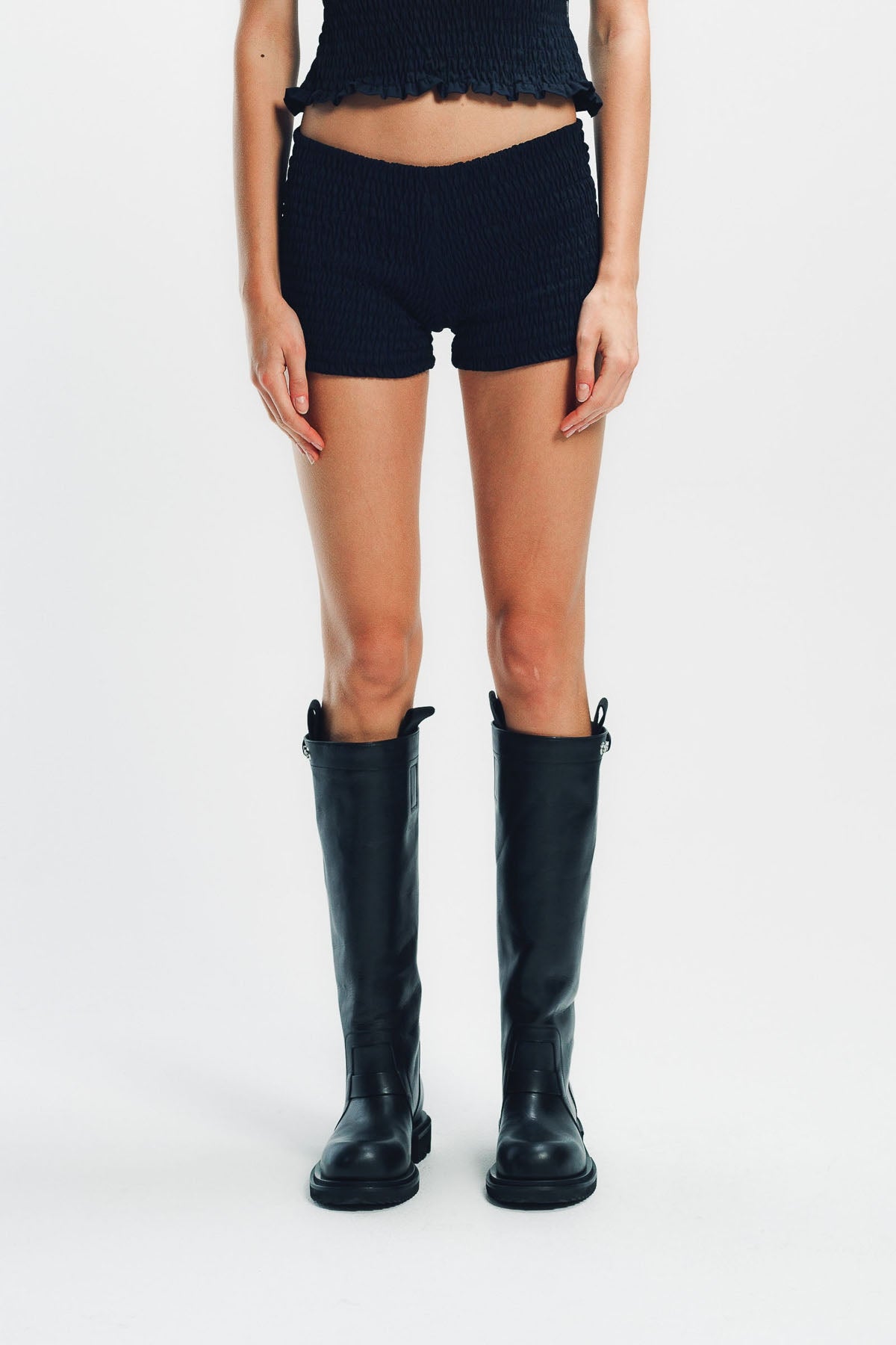 VETEMENTS | GATHERED BABY SHORTS