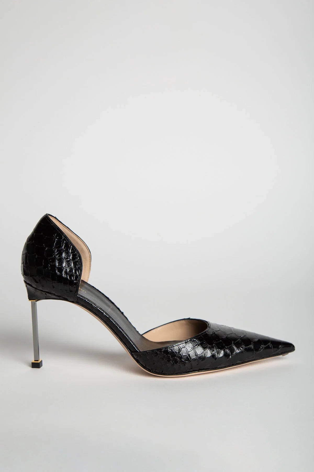 TOM FORD | SEMI SHINY PRINTED PYTHON SPIRE D'ORSAY PUMP