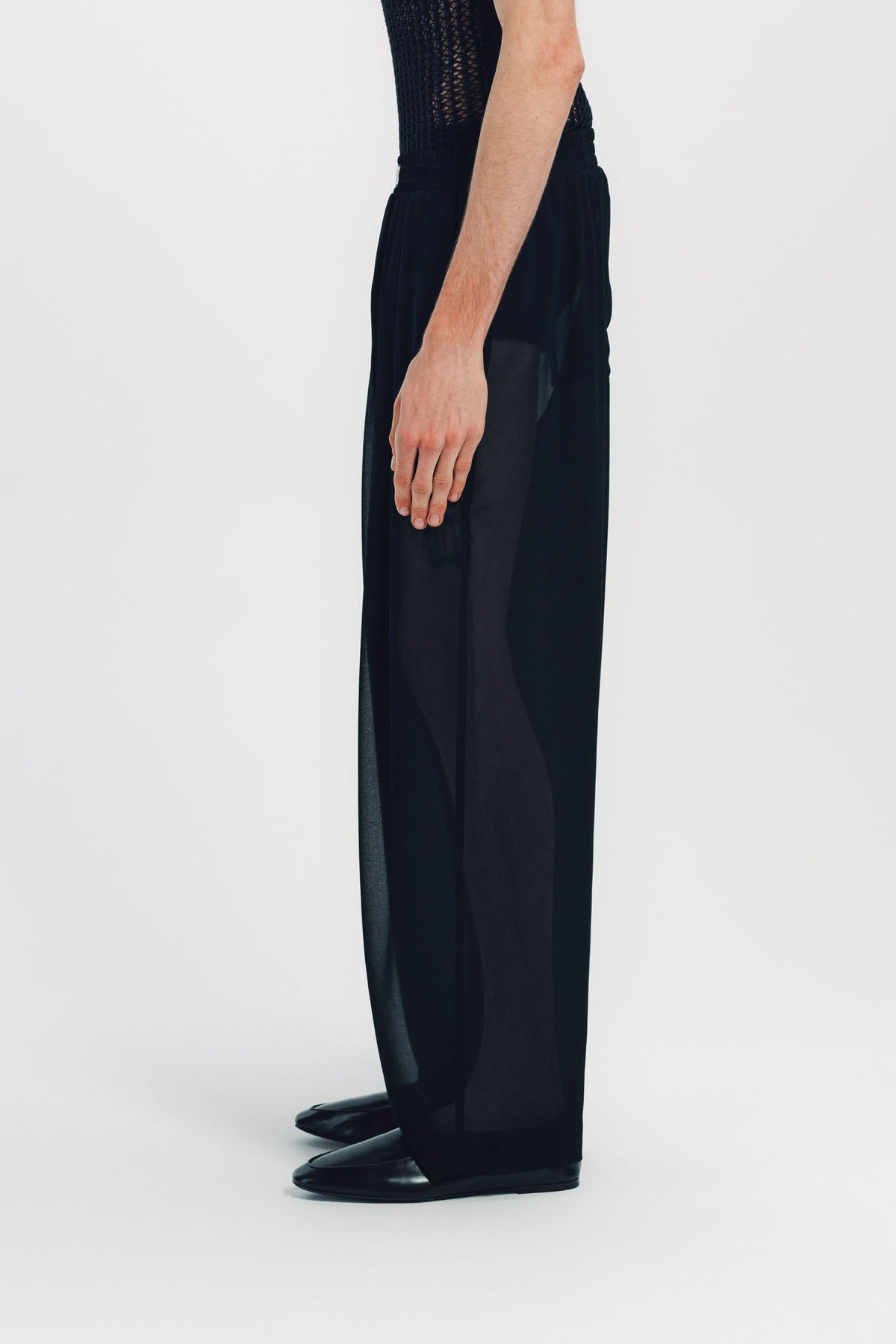 LOUIS GABRIEL NOUCHI | NET STITCH KNITTED TANK TOP