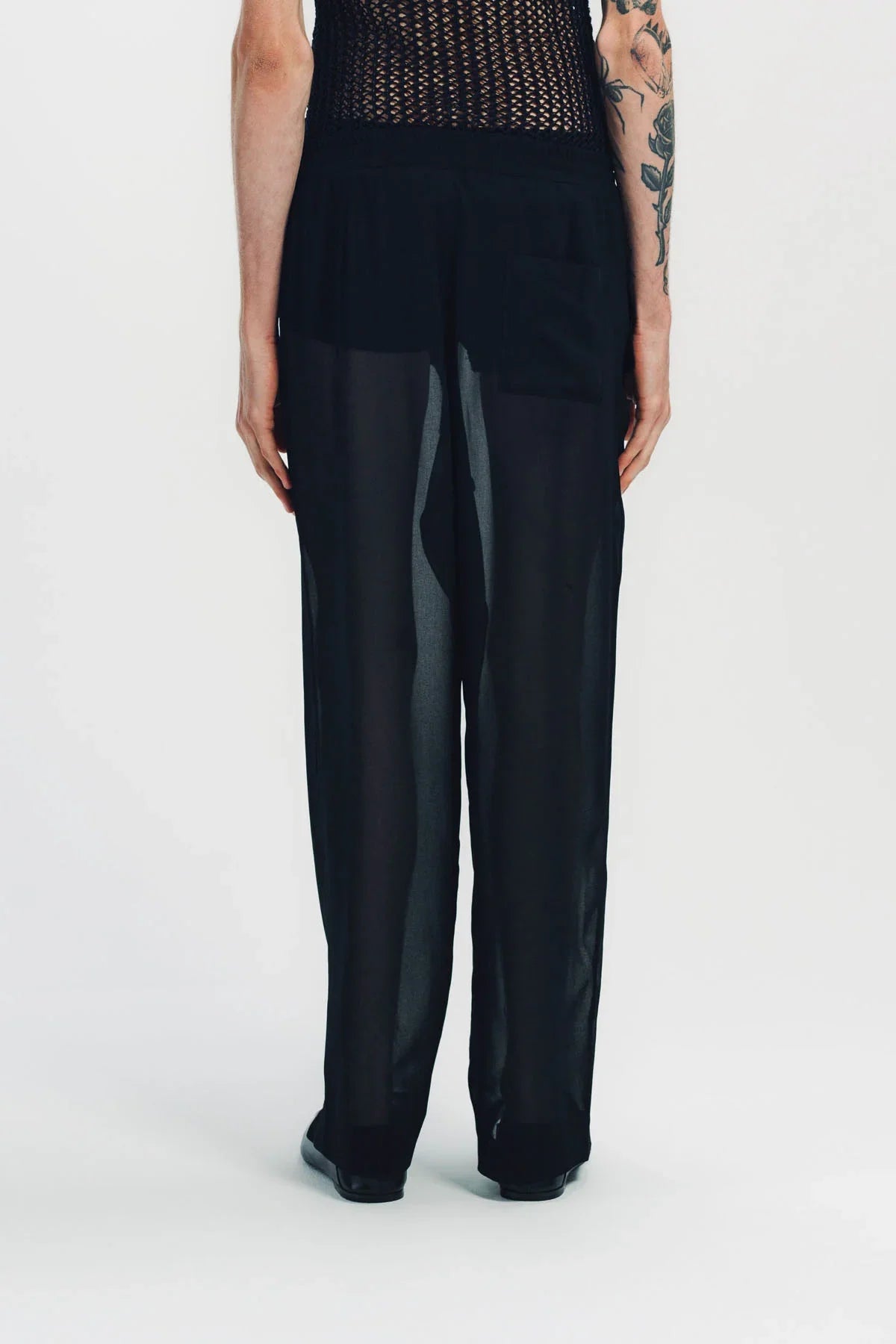 LOUIS GABRIEL NOUCHI | NET STITCH KNITTED TANK TOP
