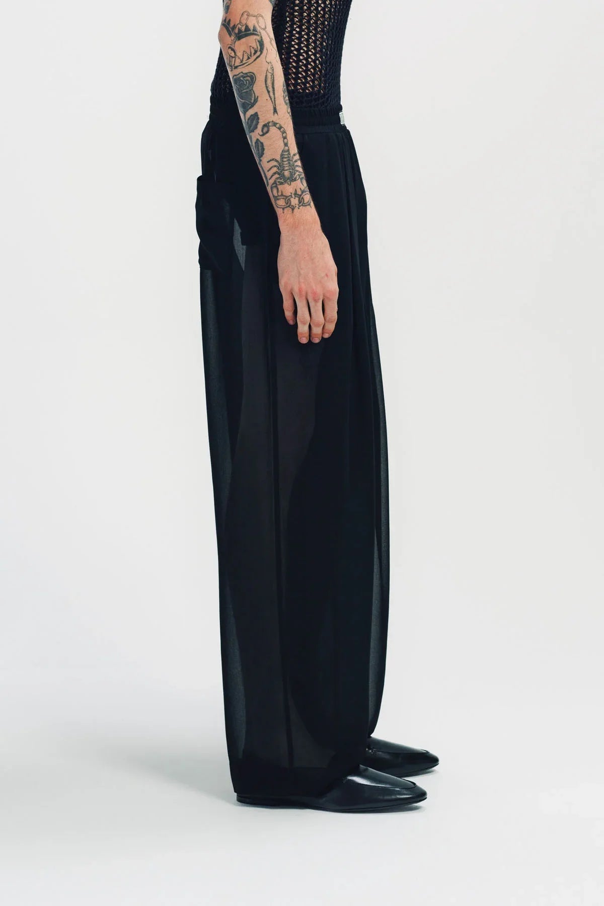 LOUIS GABRIEL NOUCHI | NET STITCH KNITTED TANK TOP