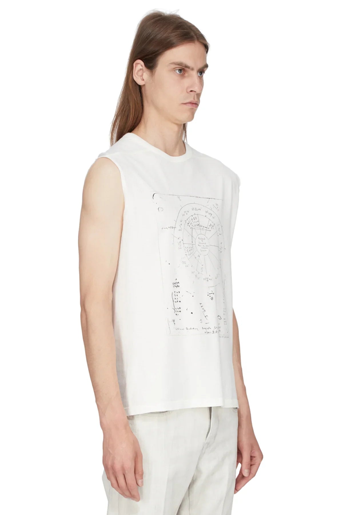 RICK OWENS | SLEEVELESS BRAD TEE