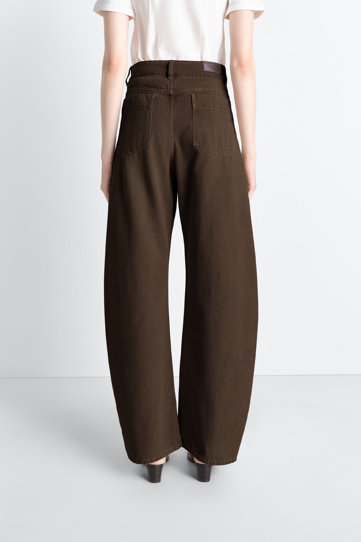 LEMAIRE | HIGH WAISTED CURVED PANTS