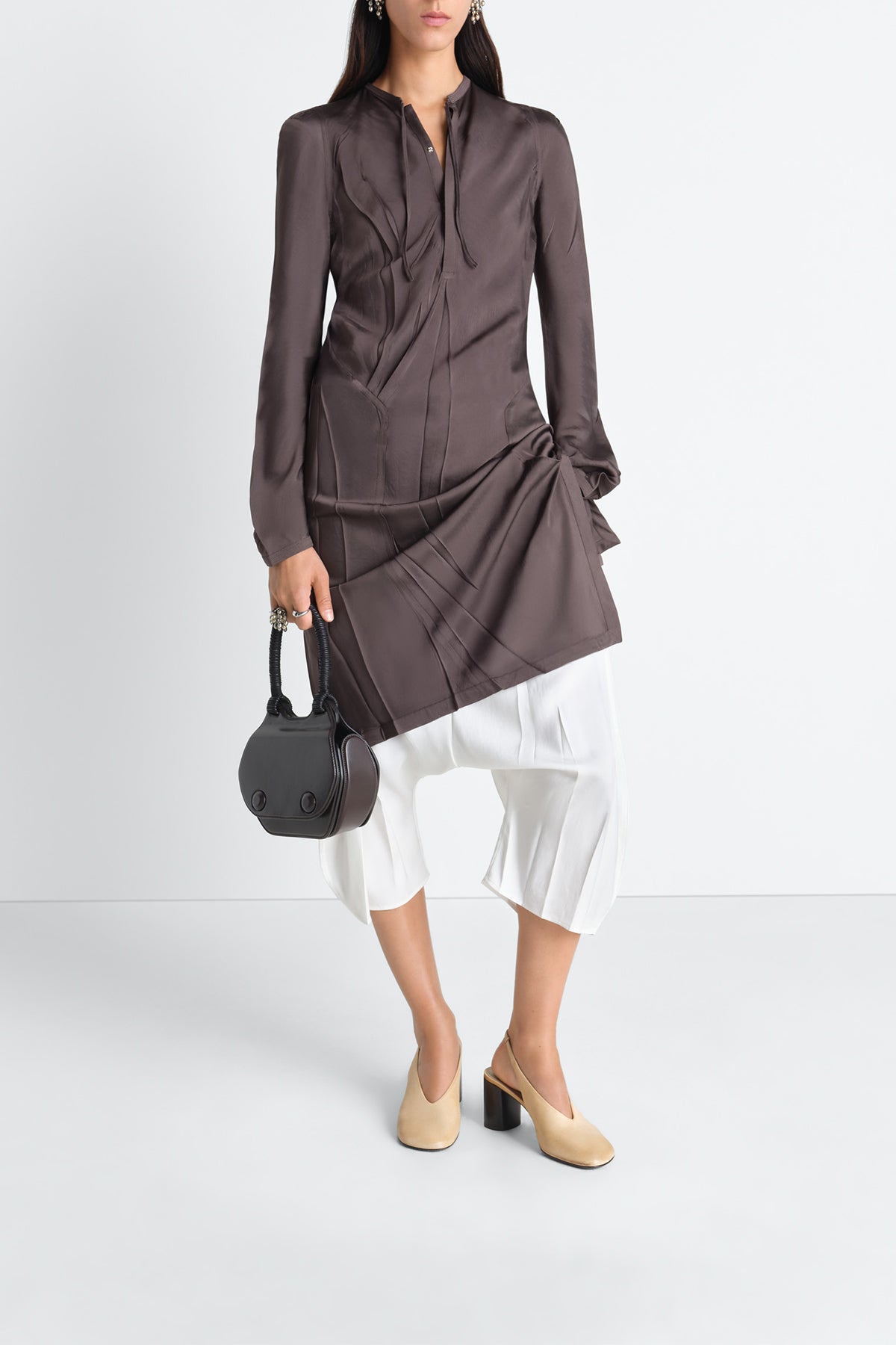LEMAIRE | CREASED BIAS DRESS