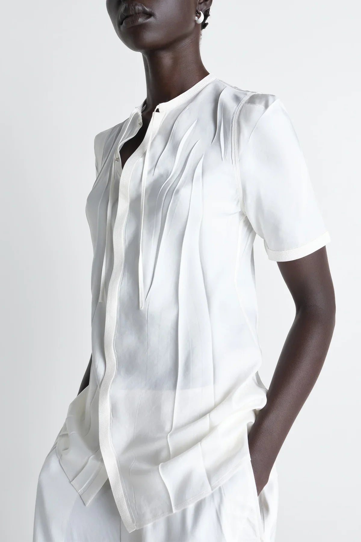 LEMAIRE | CREASED FITTED SHIRT