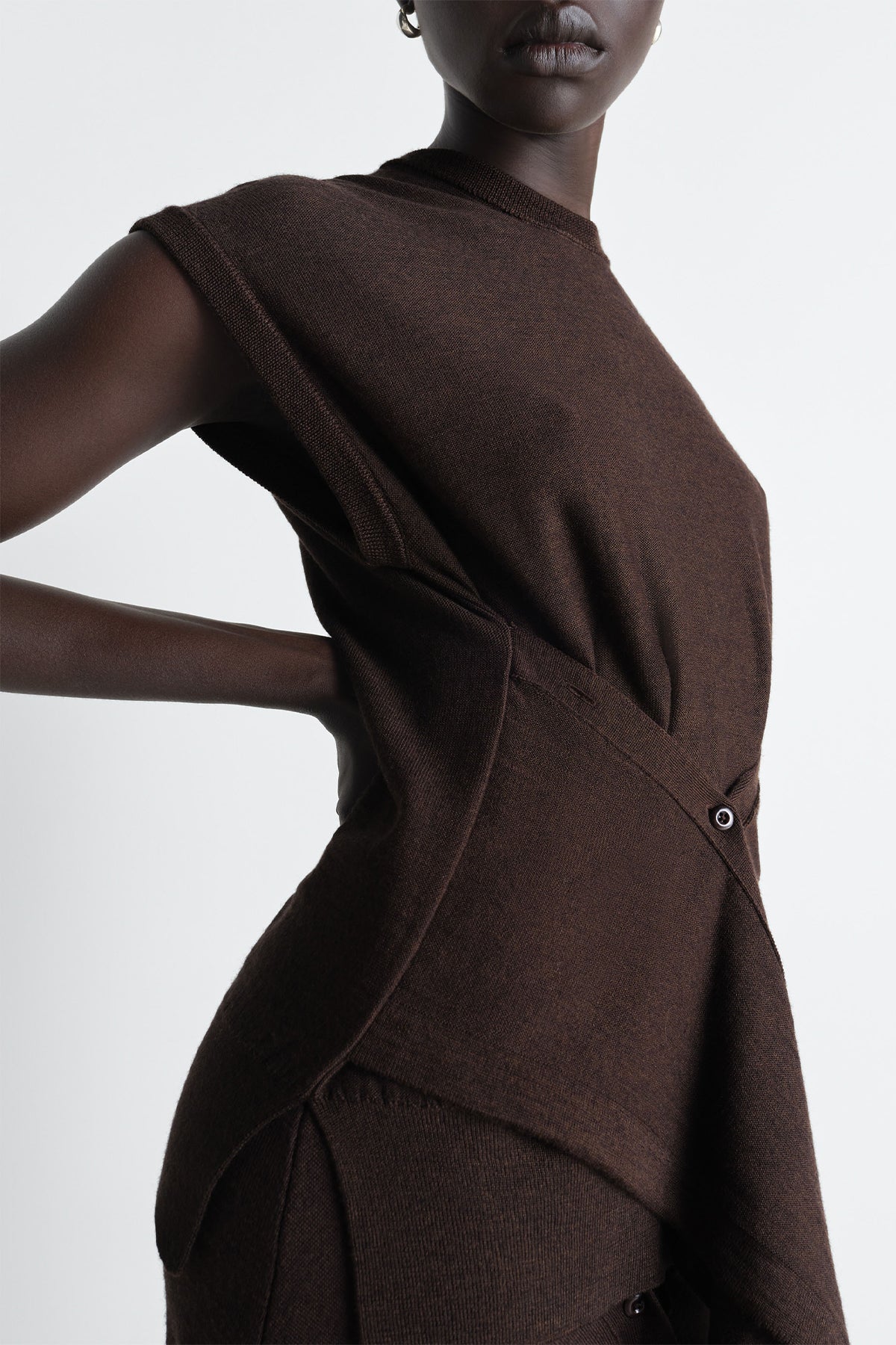 LEMAIRE | SLEEVELESS BUTTONED TOP