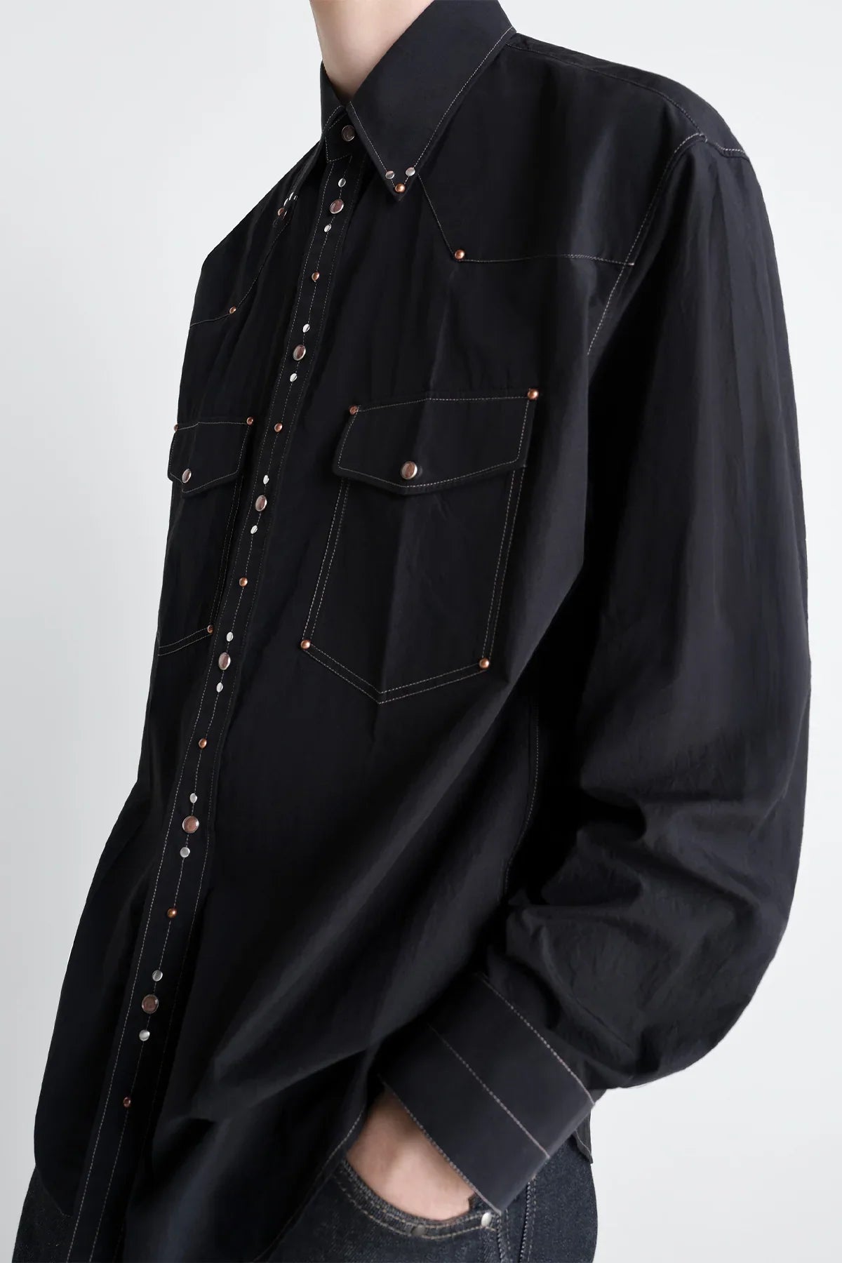 LEMAIRE | SHIRT WITH STUDS