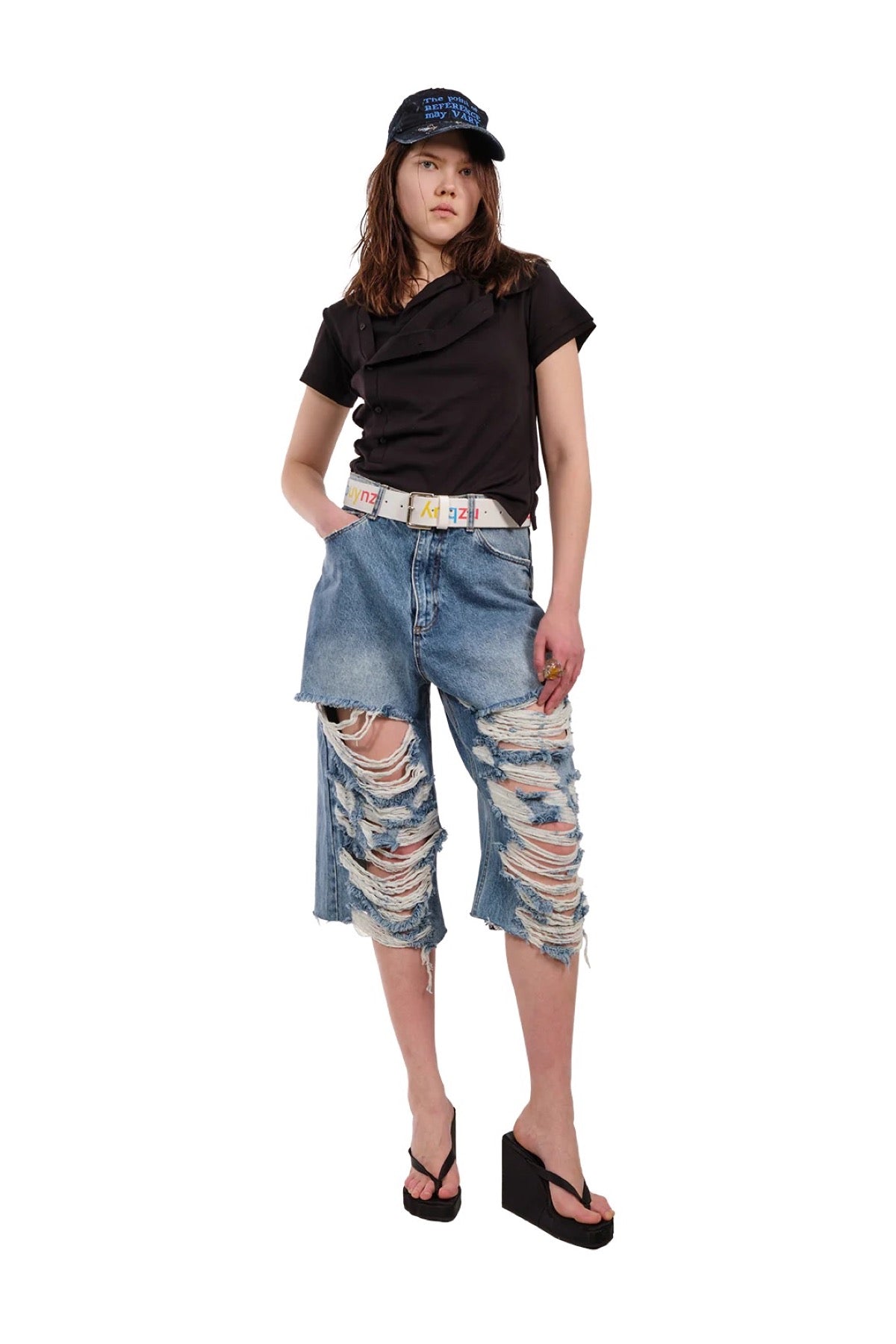 Natasha Zinko | Resort Ragged Long Shorts