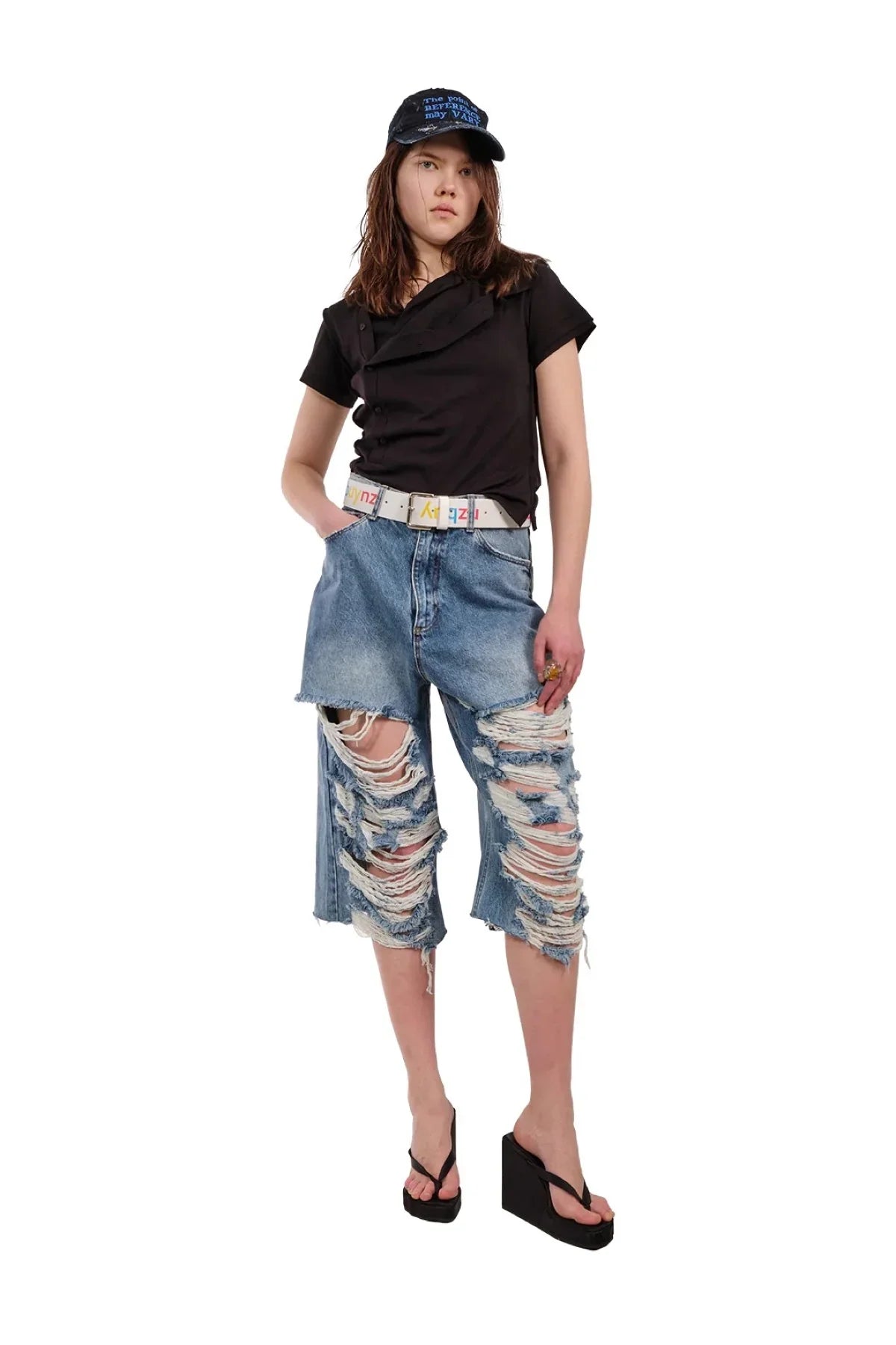 Natasha Zinko | Resort Ragged Long Shorts