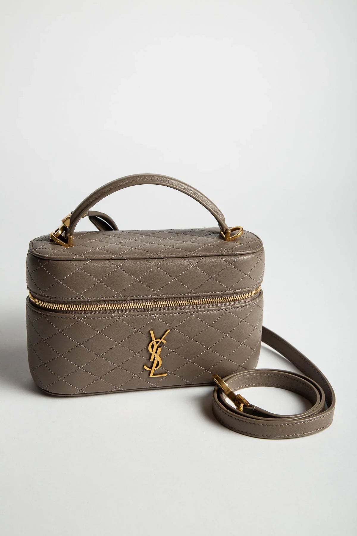 SAINT LAURENT | MINI GABY VANITY BAG IN LEATHER