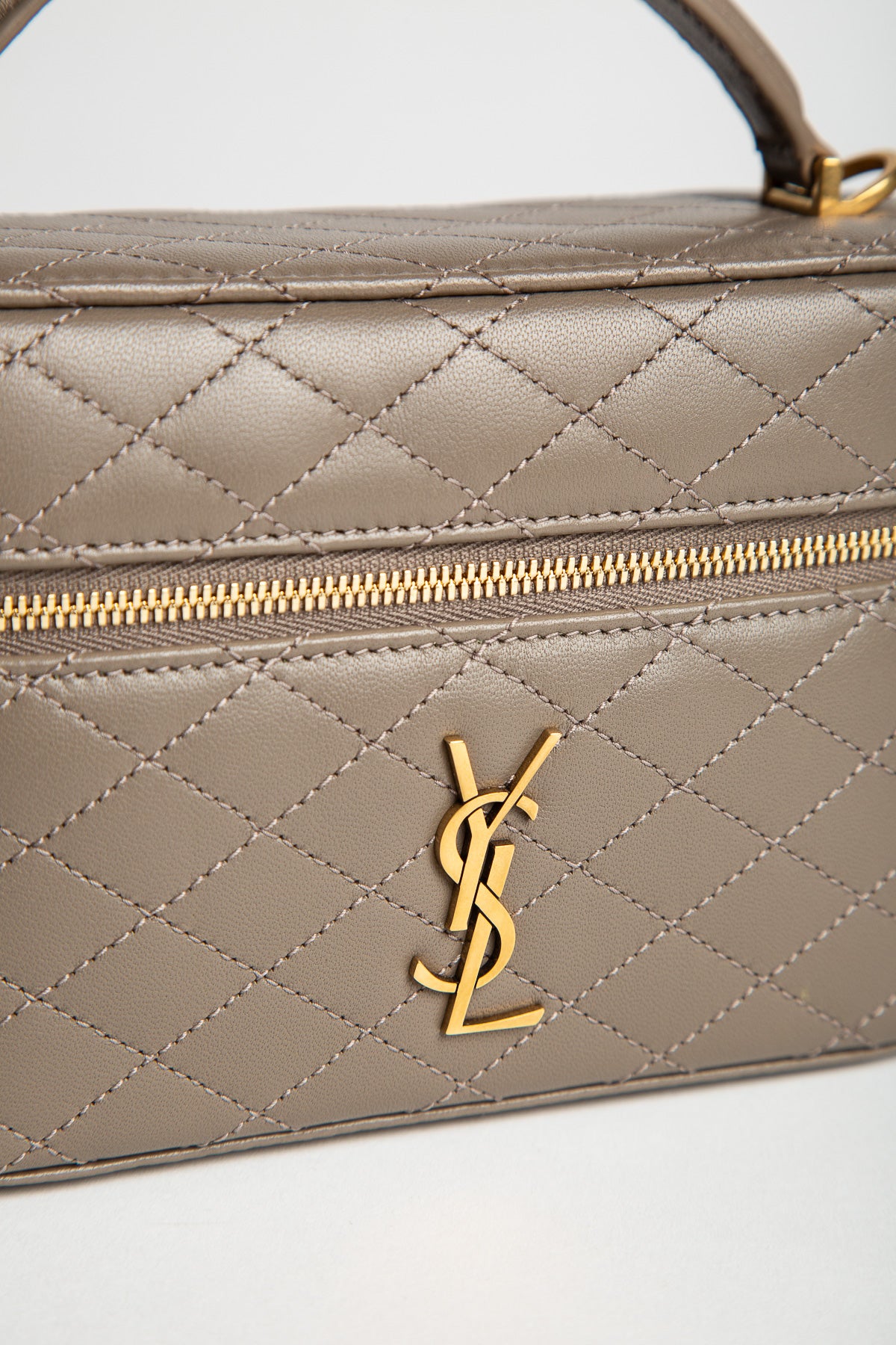 SAINT LAURENT | MINI GABY VANITY BAG IN LEATHER