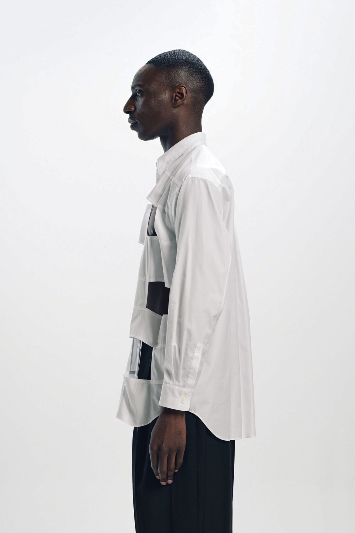 COMME DES GARCONS HOMME PLUS | LAYERED LONG SLEEVE SHIRT