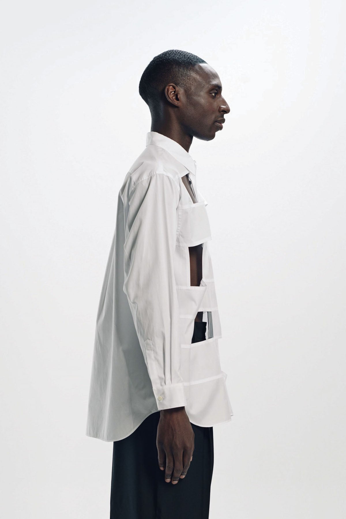 COMME DES GARCONS HOMME PLUS | LAYERED LONG SLEEVE SHIRT