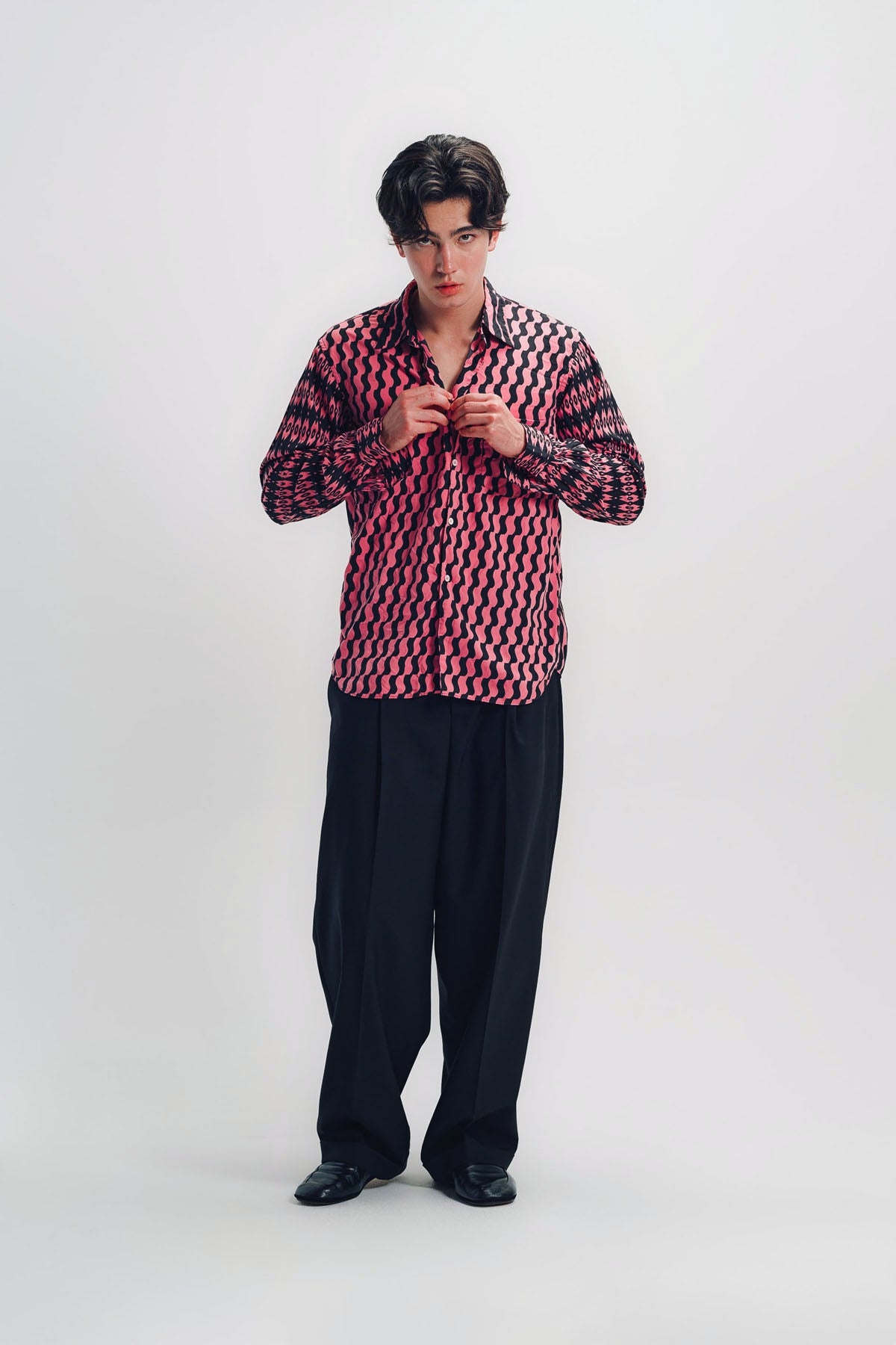 Comme Des Garcons Homme Plus | Printed Long Sleeve Shirt