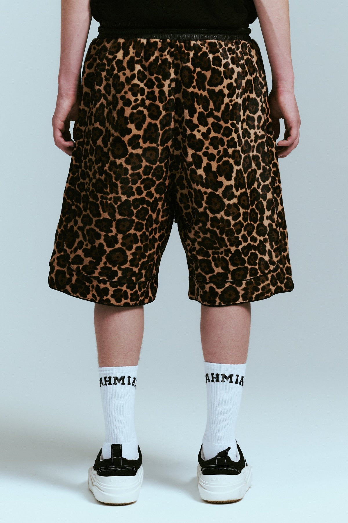 NAHMIAS | LEOPARD BASKETBALL SHORTS