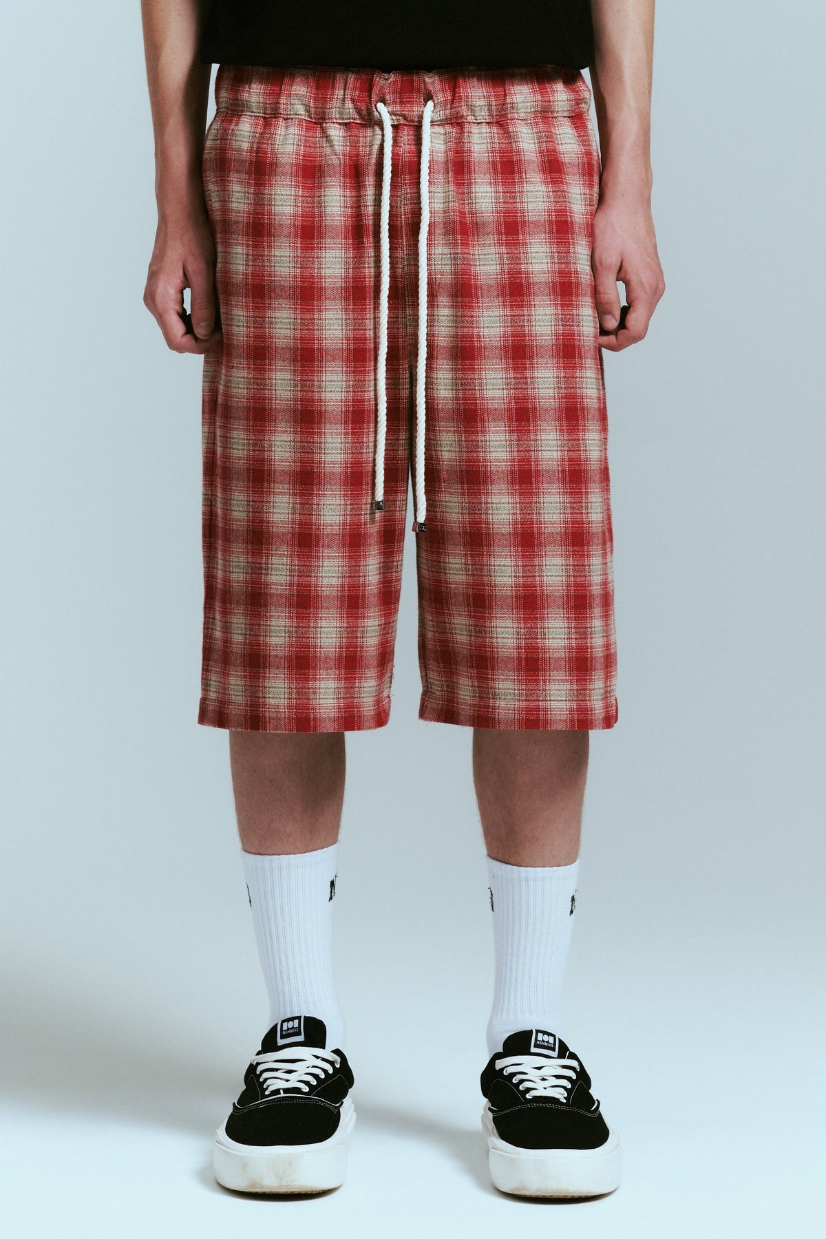 NAHMIAS | PLAID RELAXED SHORTS