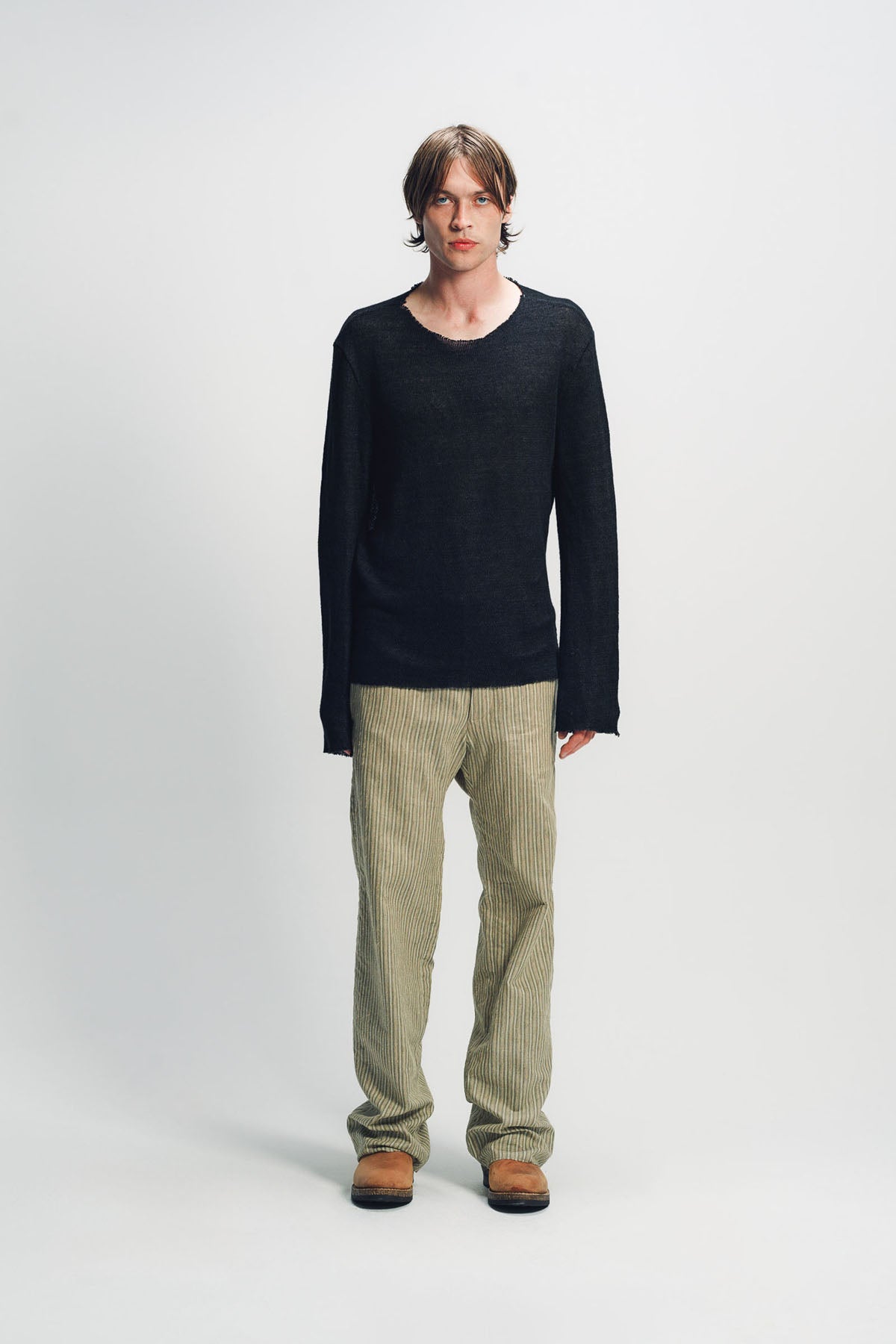 K'ANG | STRIPED TROUSERS