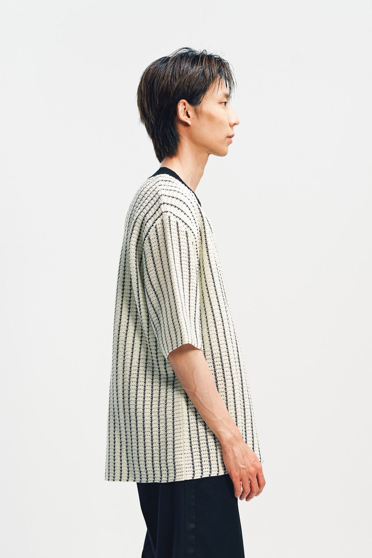 JIL SANDER | STRIPED KNIT TEE