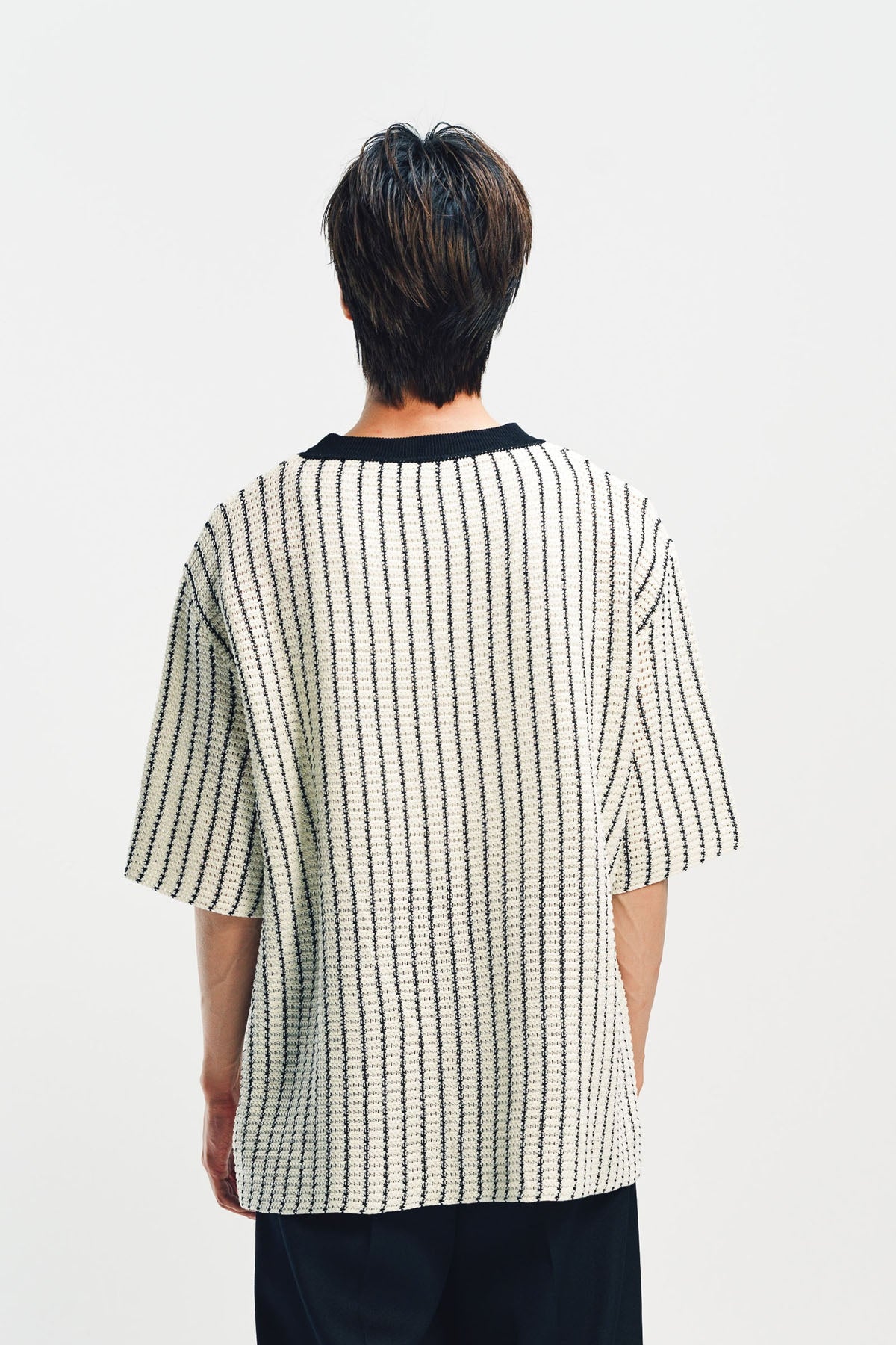 JIL SANDER | STRIPED KNIT TEE