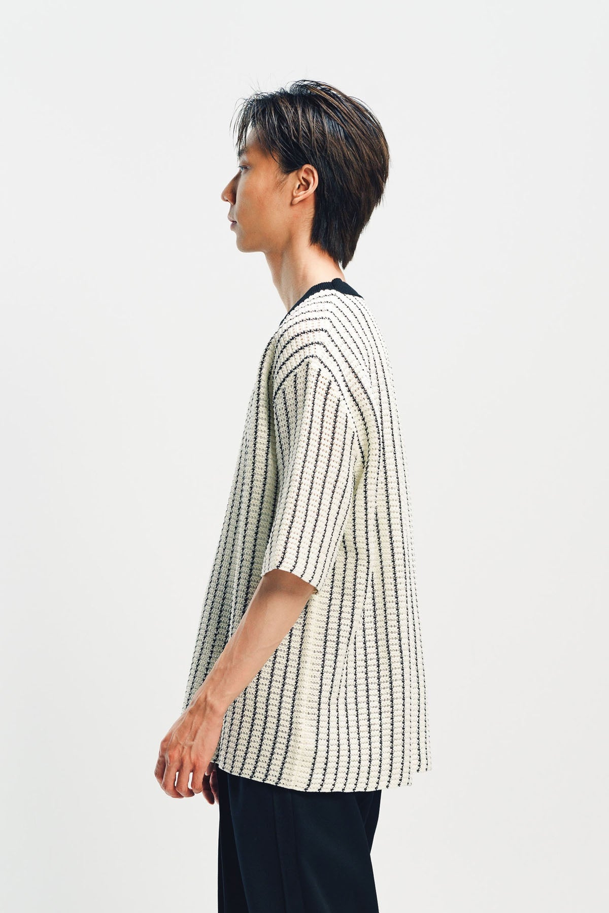 JIL SANDER | STRIPED KNIT TEE
