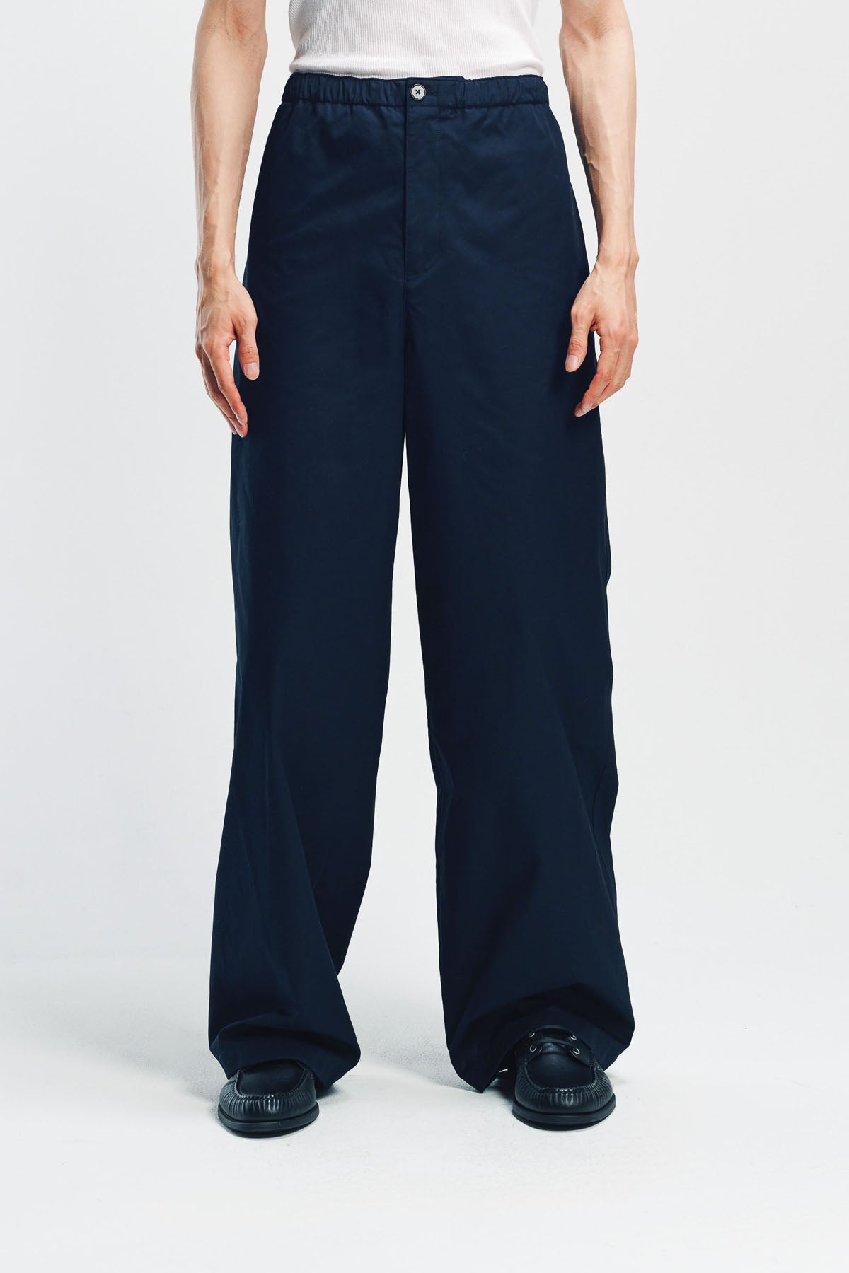 JIL SANDER | COTTON TROUSERS