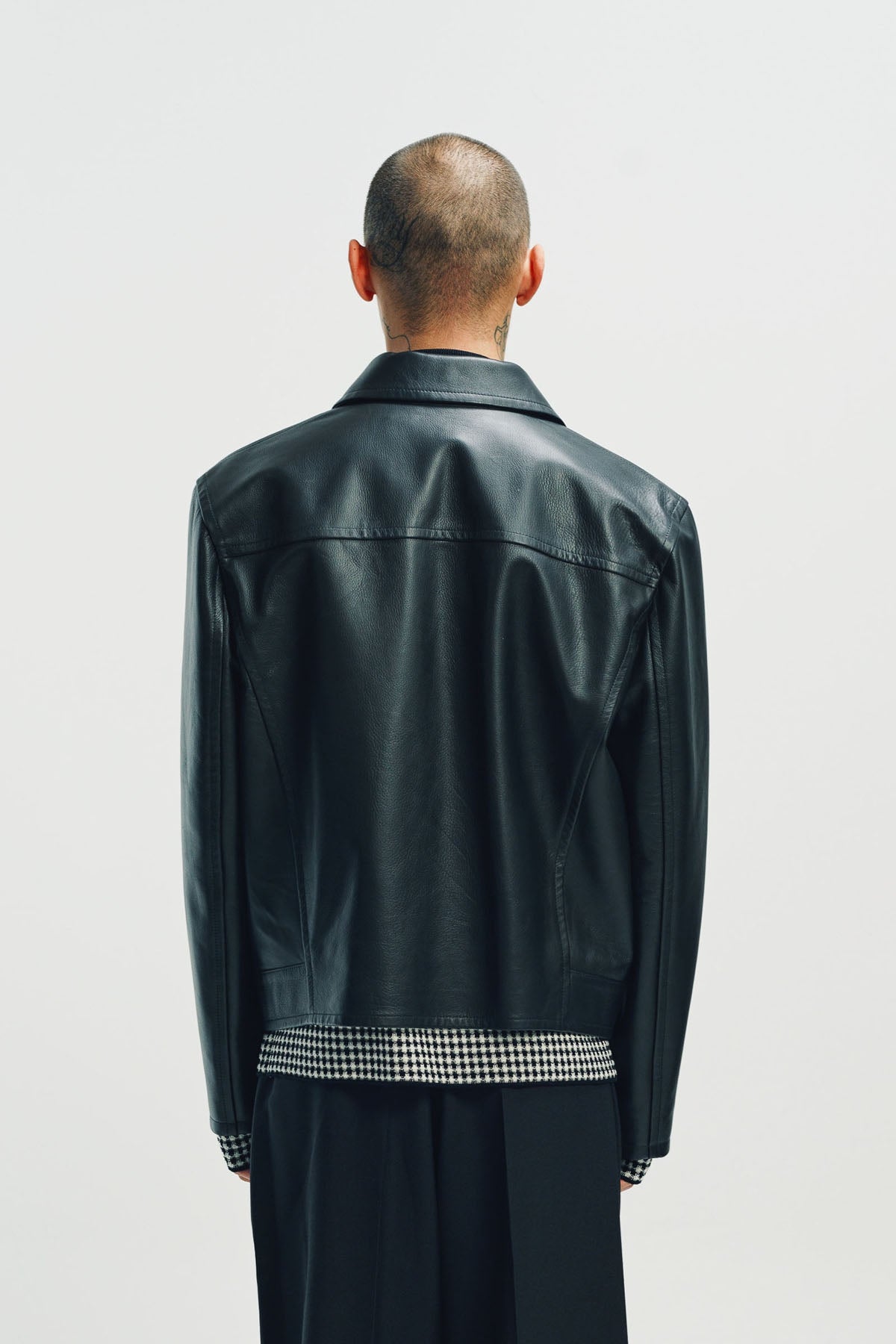 JIL SANDER | ZIP-UP LEATHER JACKET