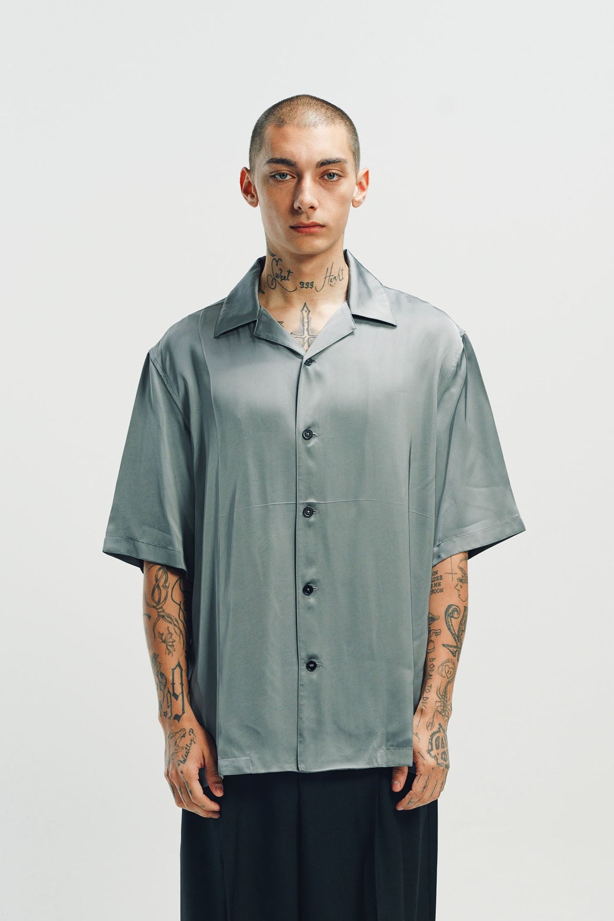 JIL SANDER | FLUID VISCOSE SHORT SLEEVE SHIRT