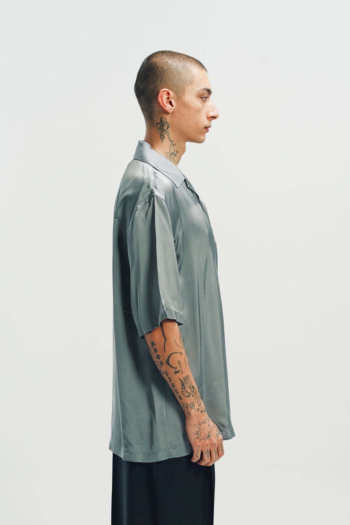 JIL SANDER | FLUID VISCOSE SHORT SLEEVE SHIRT