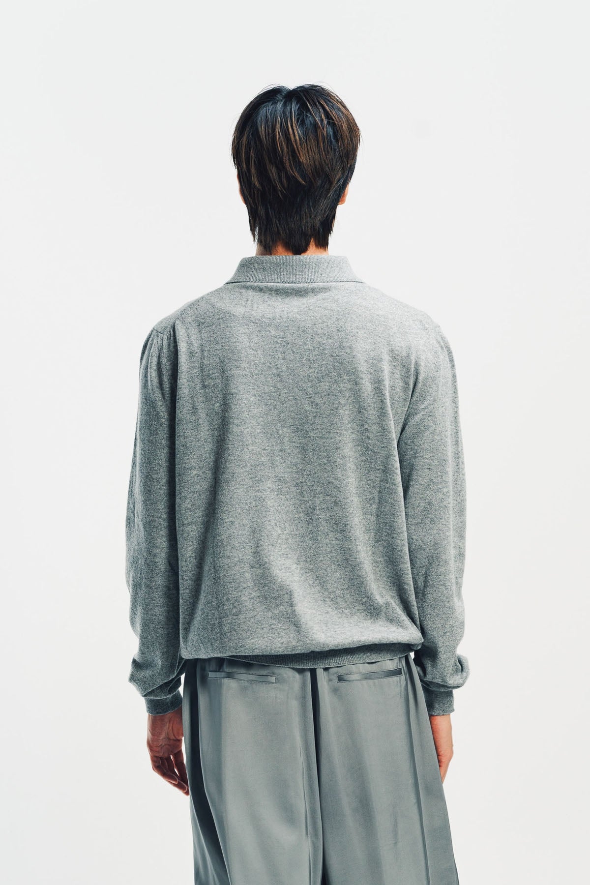 JIL SANDER | LIGHTWEIGHT WOOL POLO SWEATER