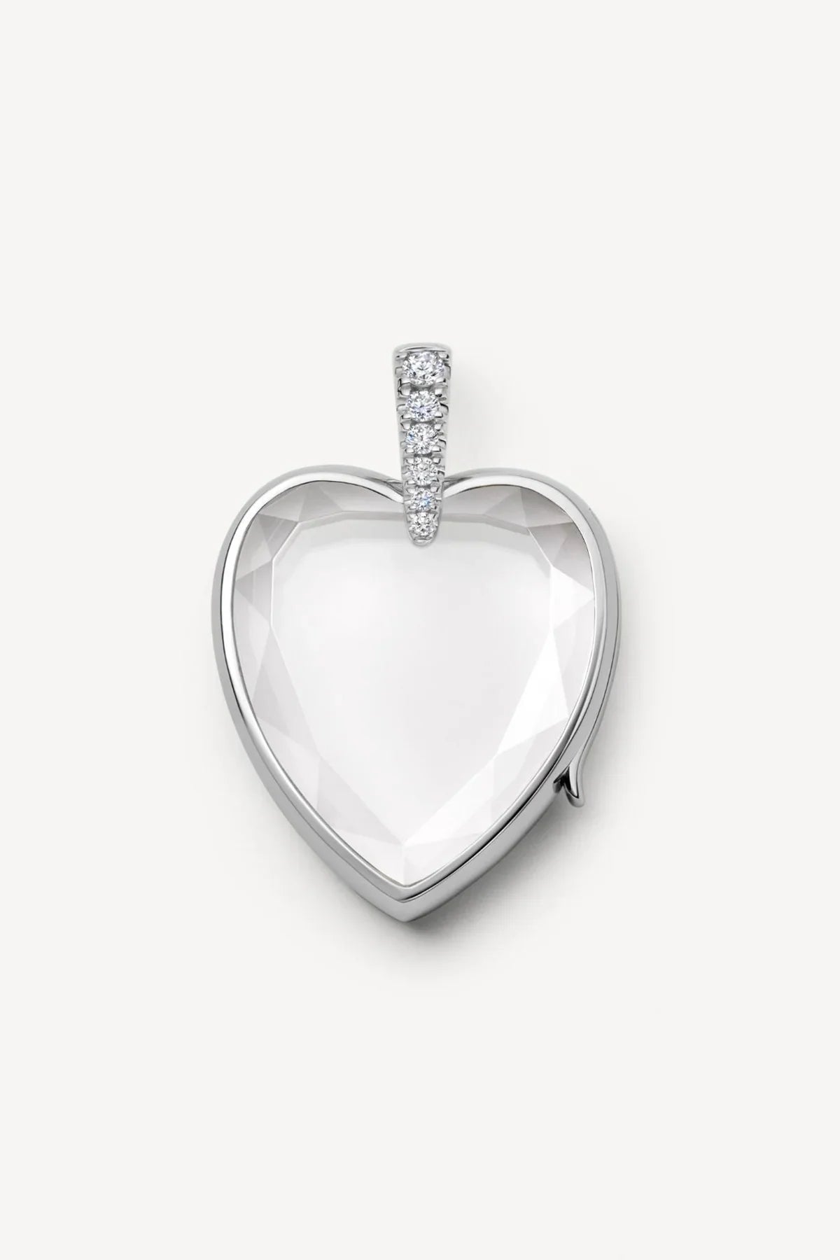 LOQUET LONDON | DIAMOND AMATE HEART LOCKET