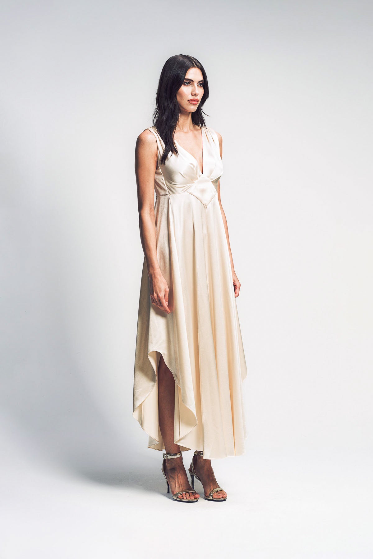 ALEXX BROWN | ART DECO SILK DRESS