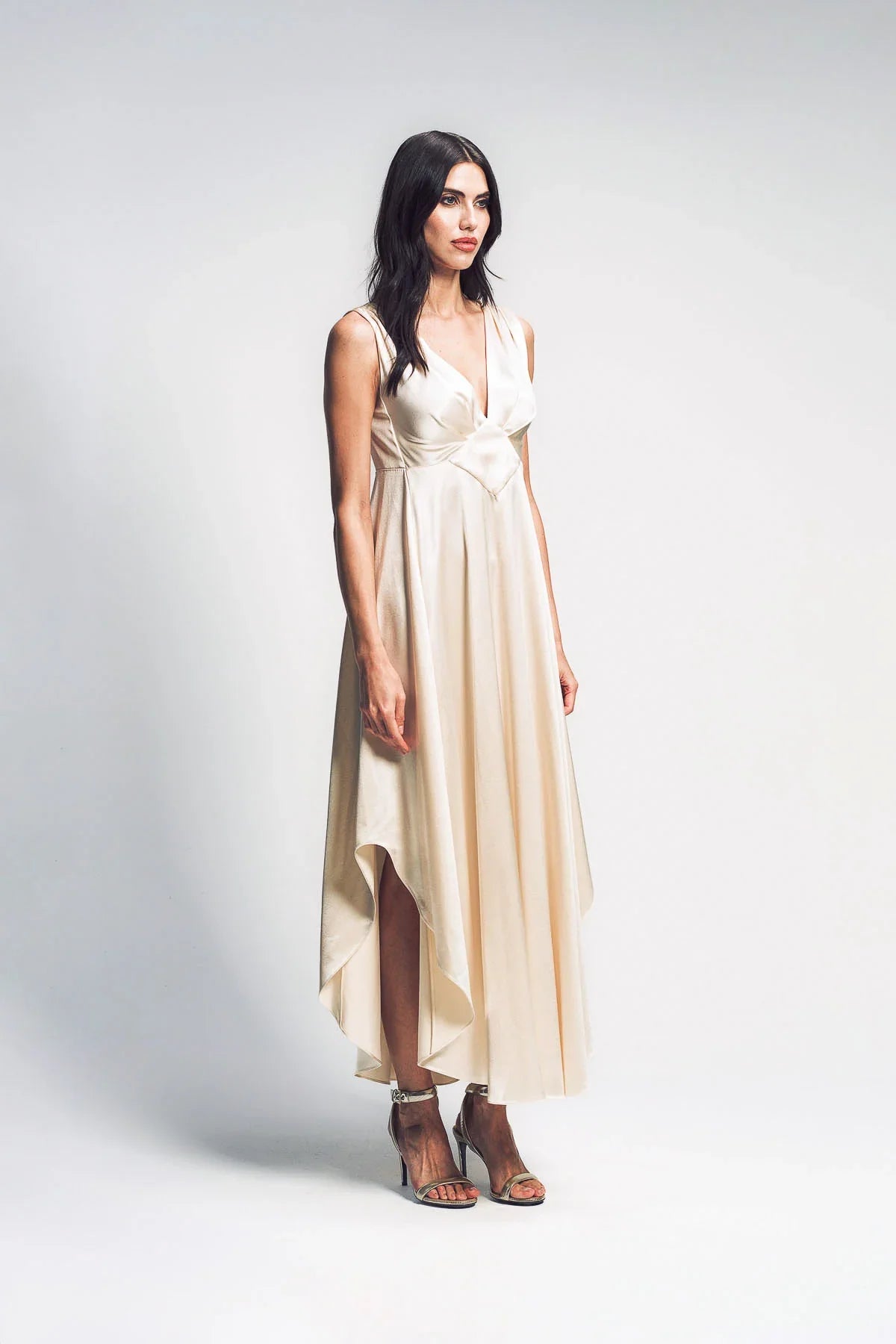 ALEXX BROWN | ART DECO SILK DRESS