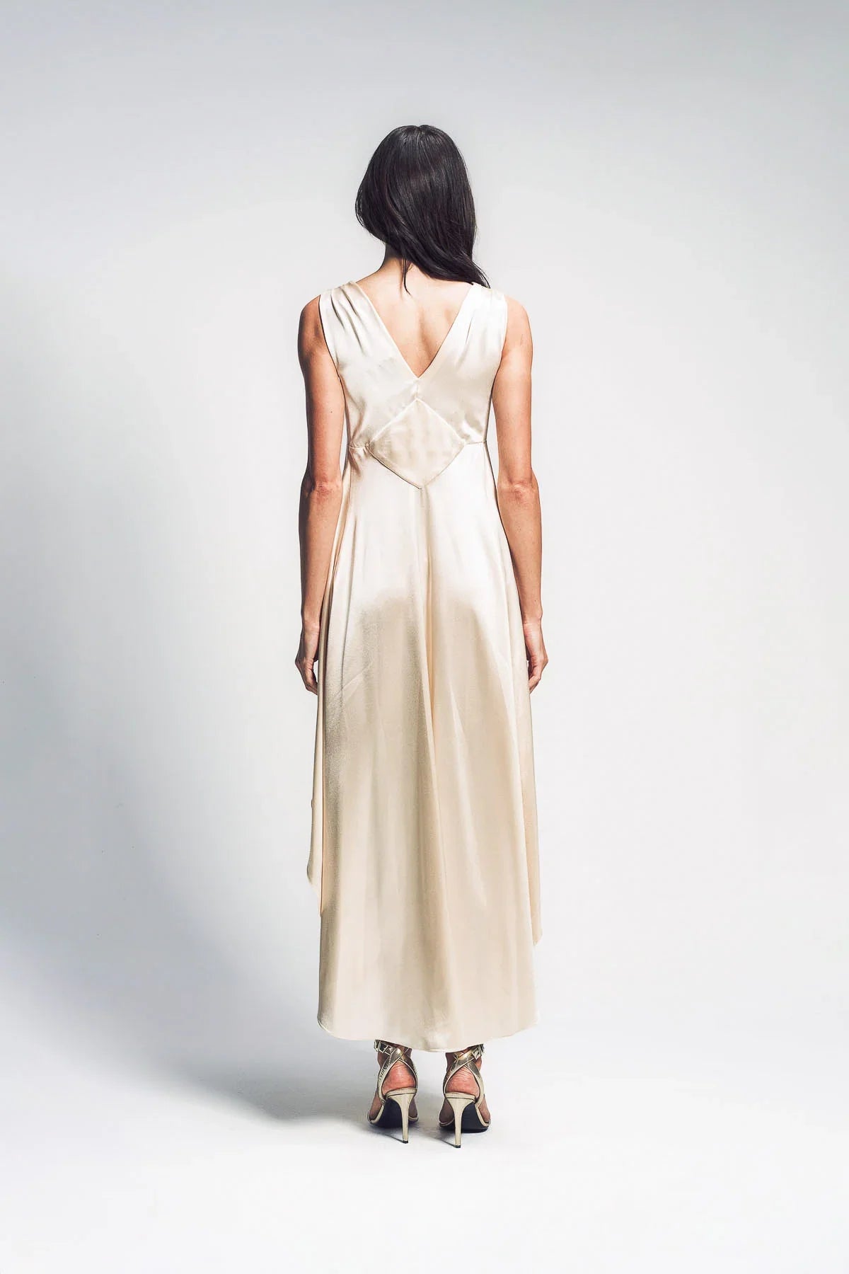 ALEXX BROWN | ART DECO SILK DRESS