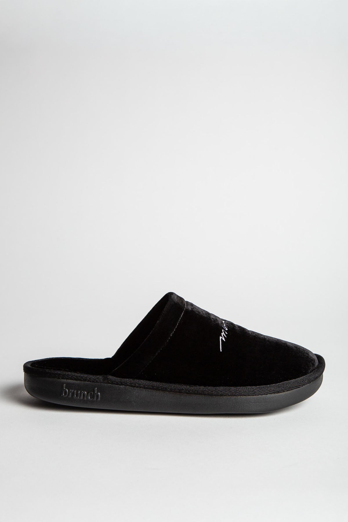 MAXFIELD PRIVATE COLLECTION | BLACK MAXFIELD SLIPPERS