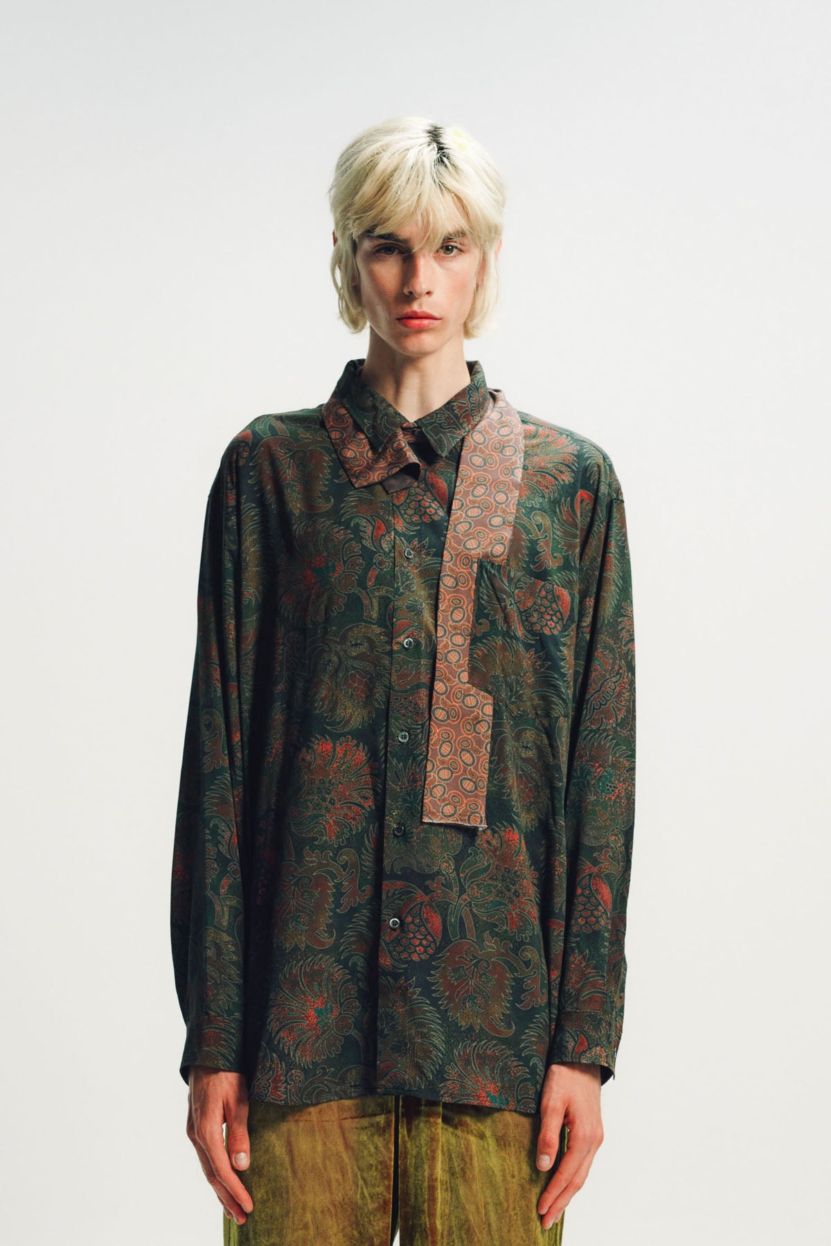 Magliano | Liquid Penna Long Sleeve Pomengrade Green
