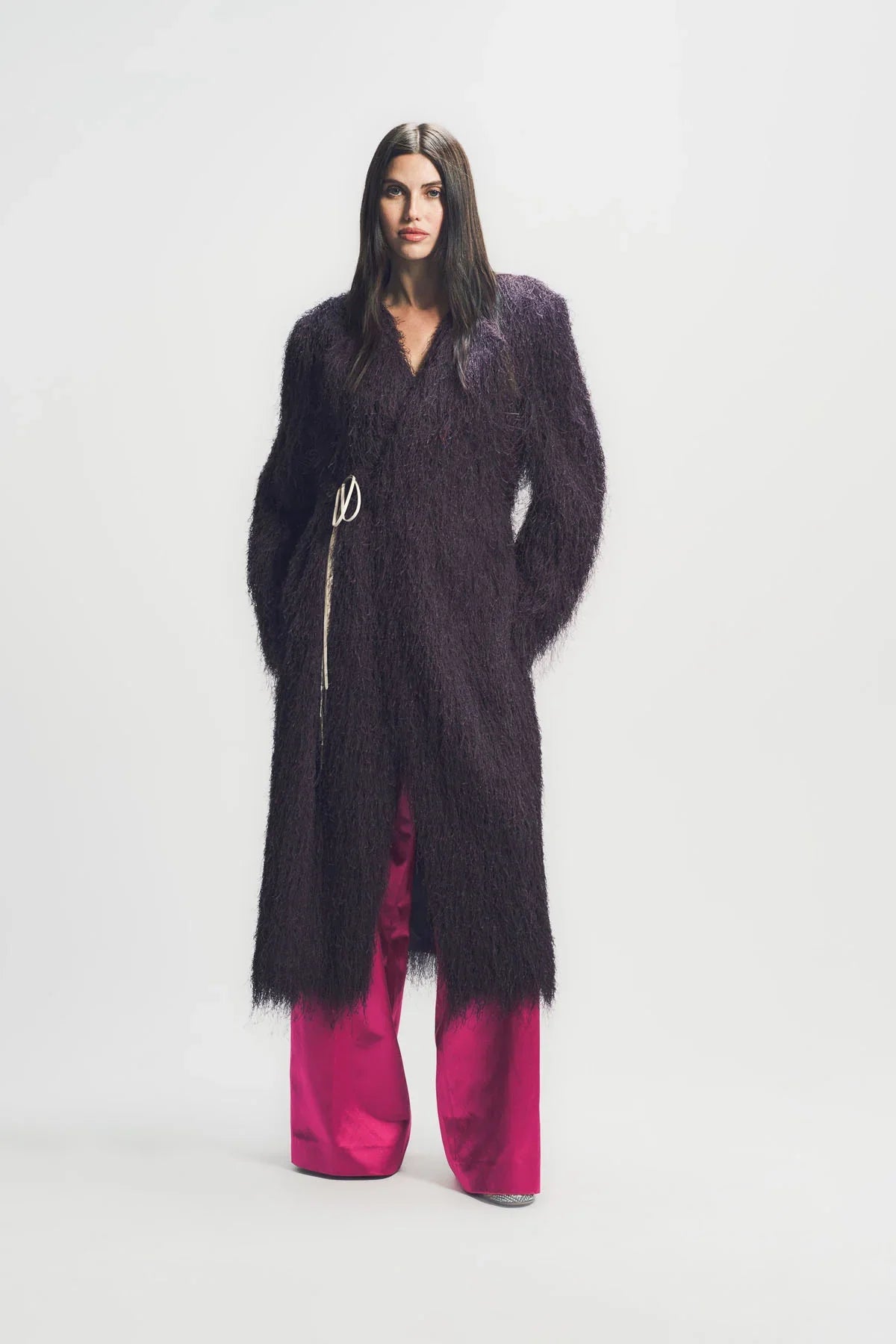 DRIES VAN NOTEN | FRINGED COAT