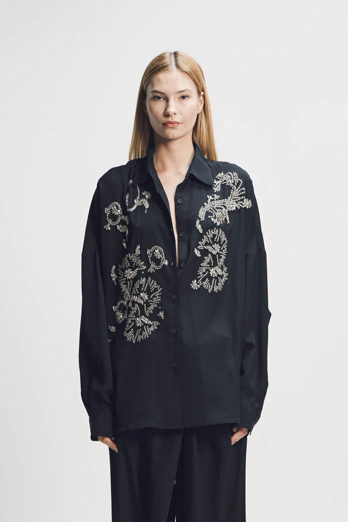 Dries Van Noten | Sequinned Long Sleeve Shirt